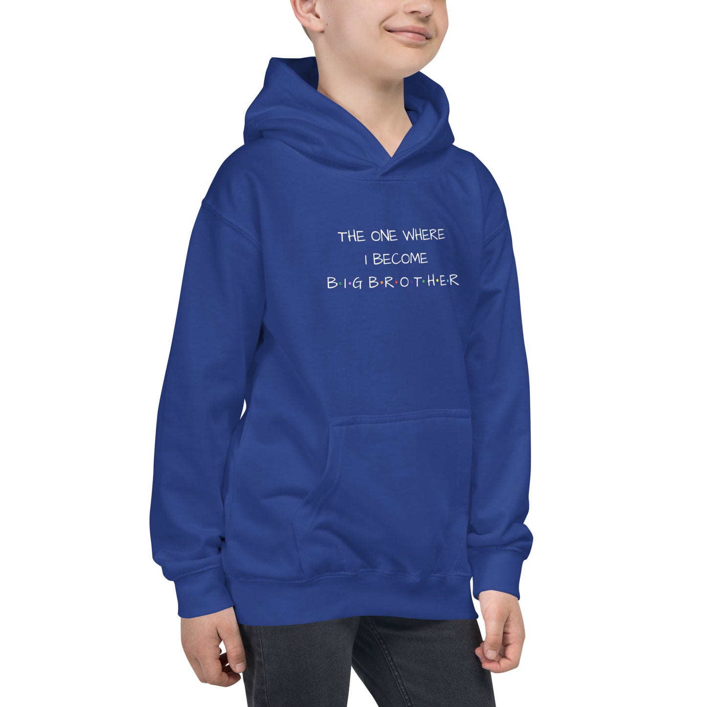 The One Where I Become Big Brother Kids Hoodie