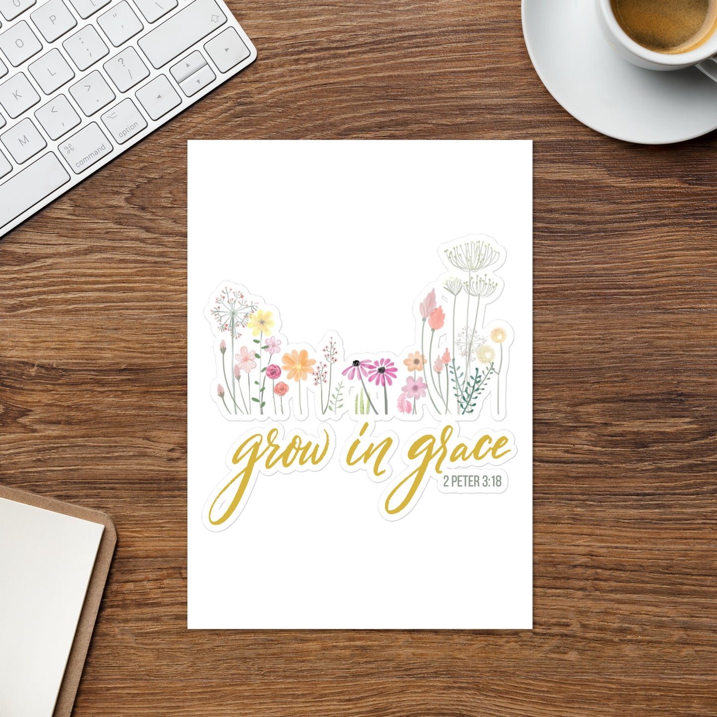 Grow In Grace Sticker sheet