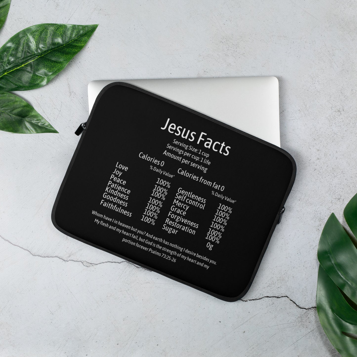 Jesus Facts Laptop Sleeve