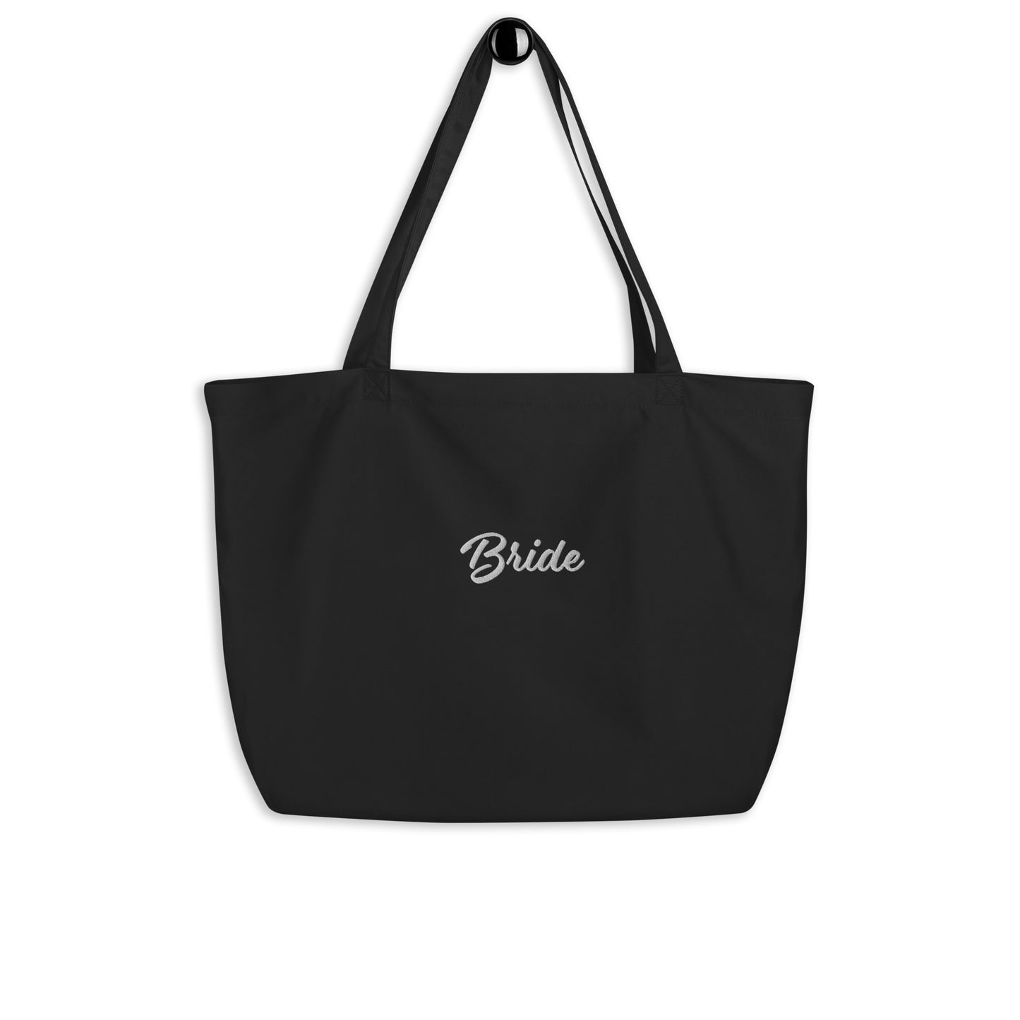 Bride Large organic tote bag