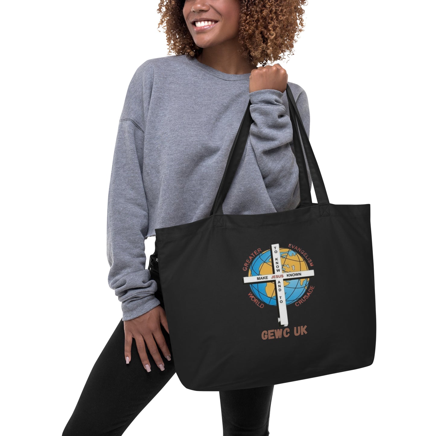 GEWC UK Large organic tote bag