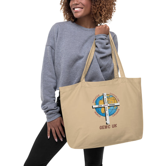 GEWC UK Large organic tote bag
