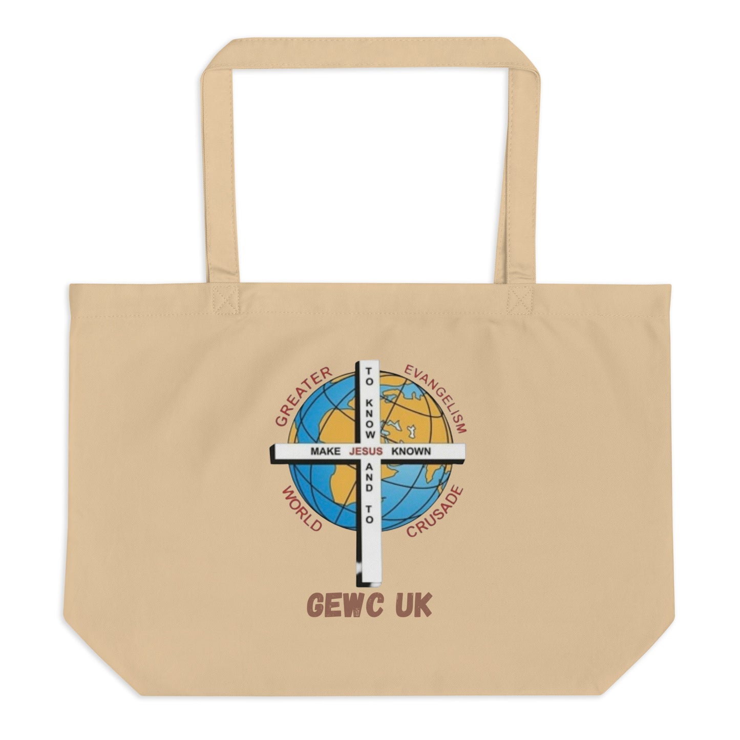 GEWC UK Large organic tote bag