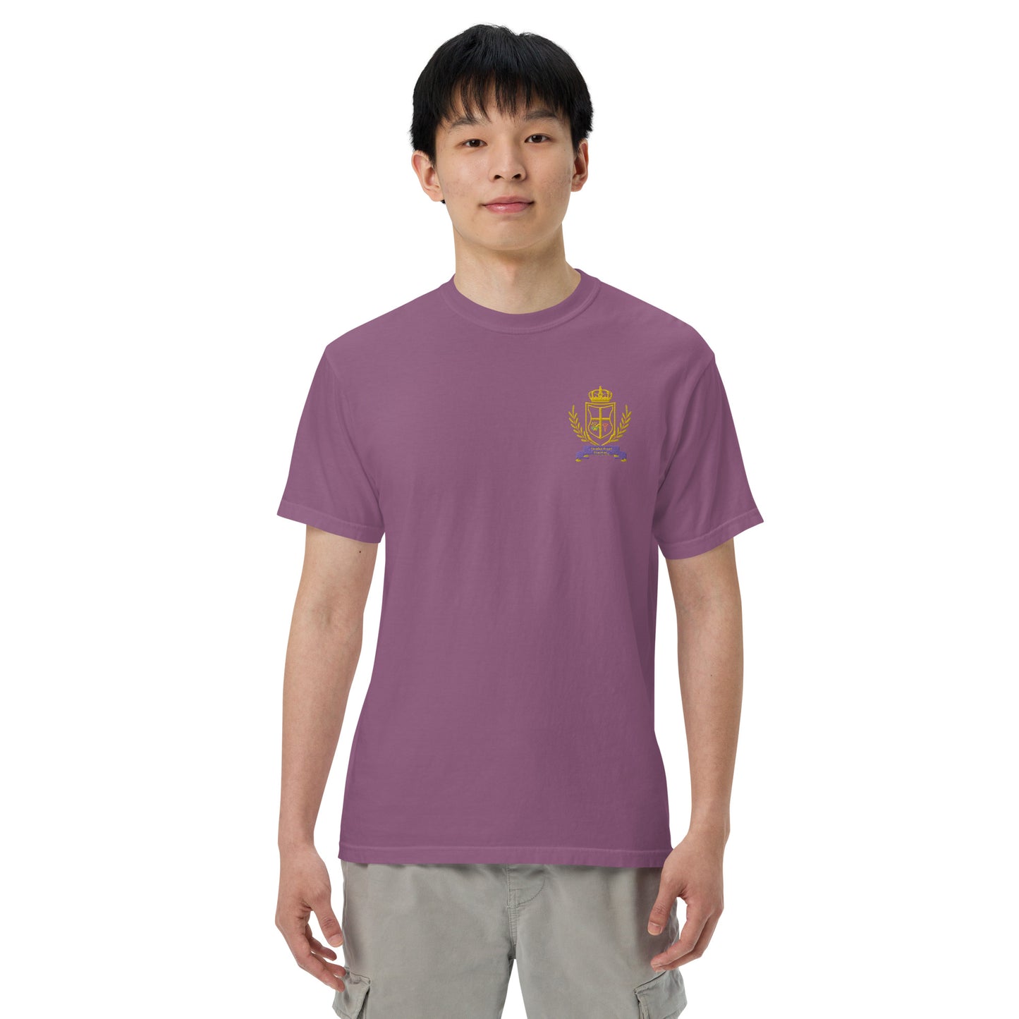 Ilarafes Royal Men’s garment-dyed heavyweight t-shirt