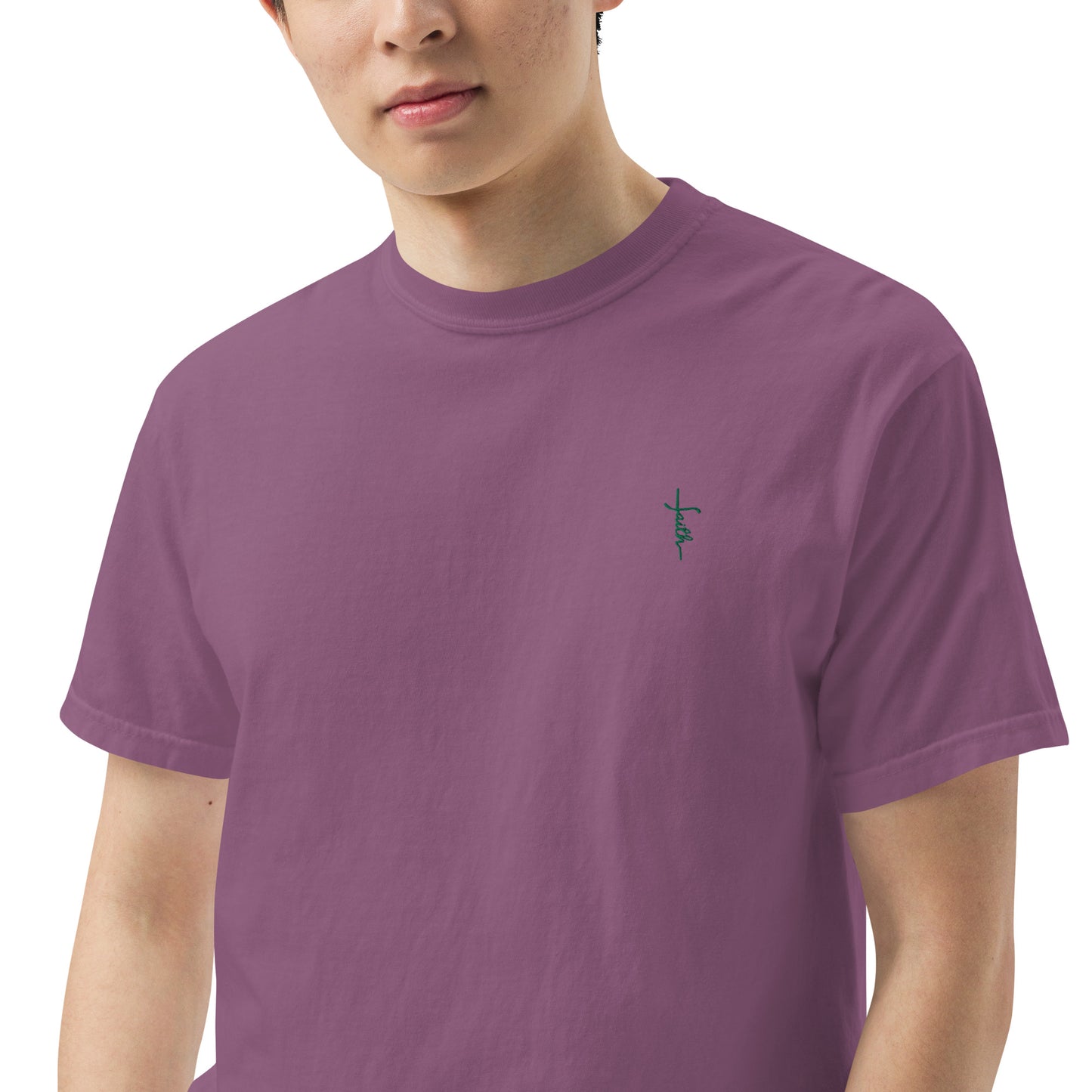 Faith Men’s garment-dyed heavyweight t-shirt