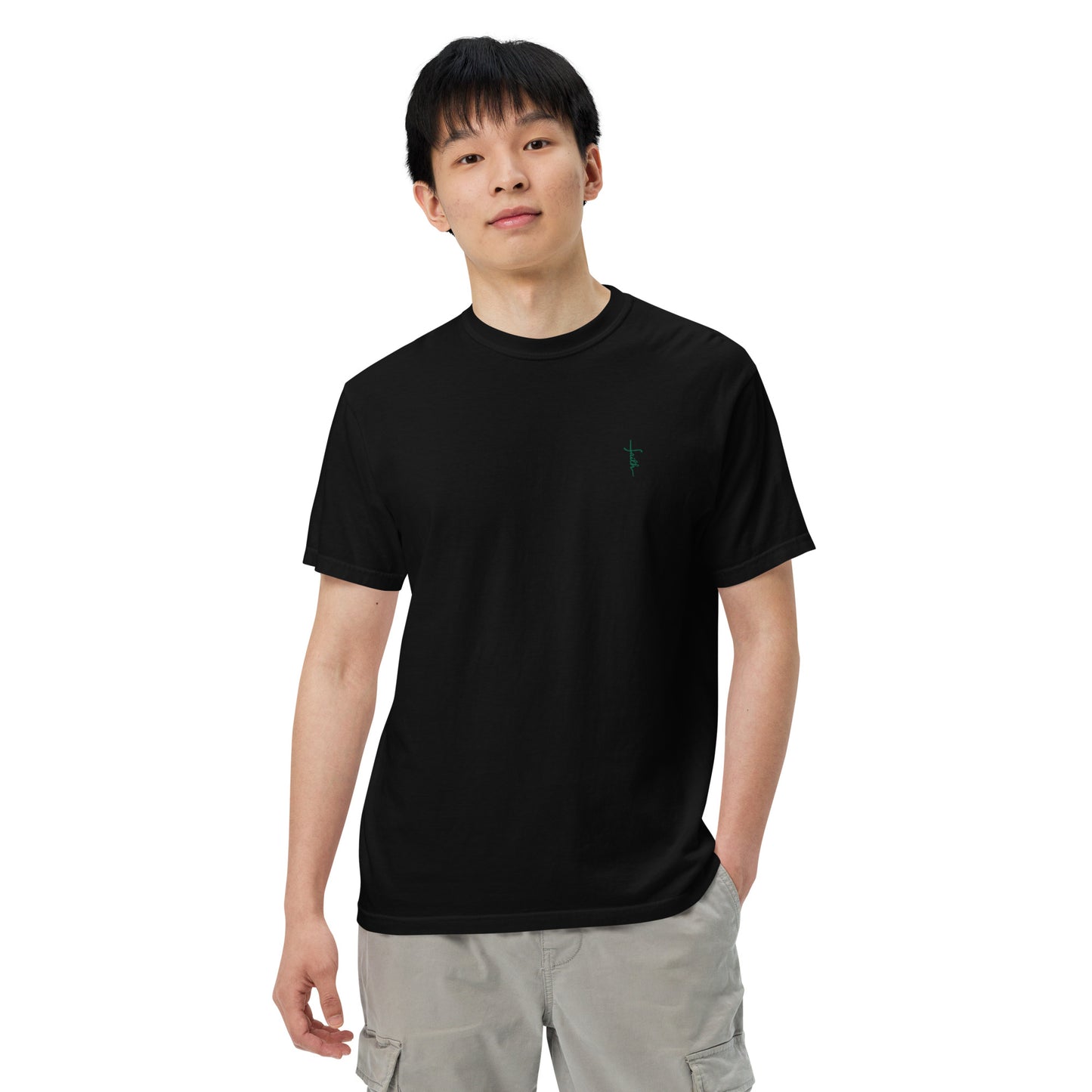 Faith Men’s garment-dyed heavyweight t-shirt