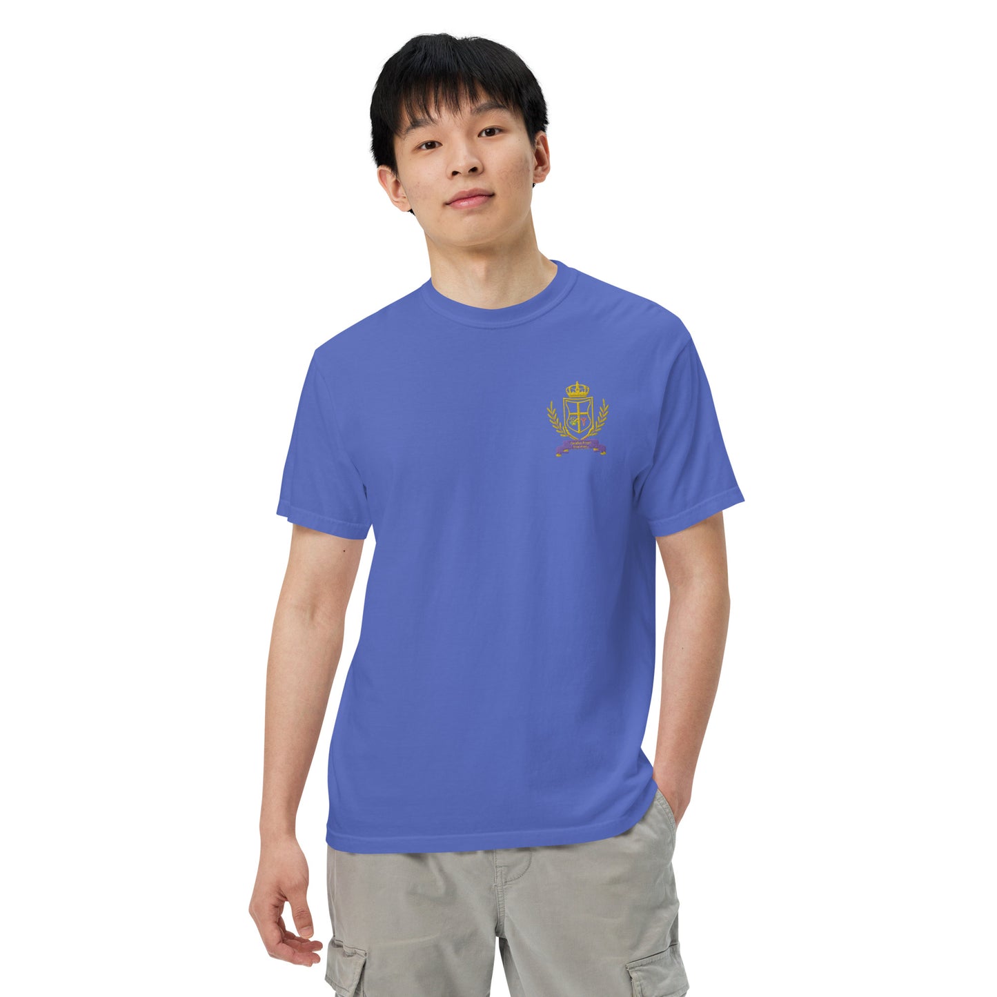 Ilarafes Royal Men’s garment-dyed heavyweight t-shirt