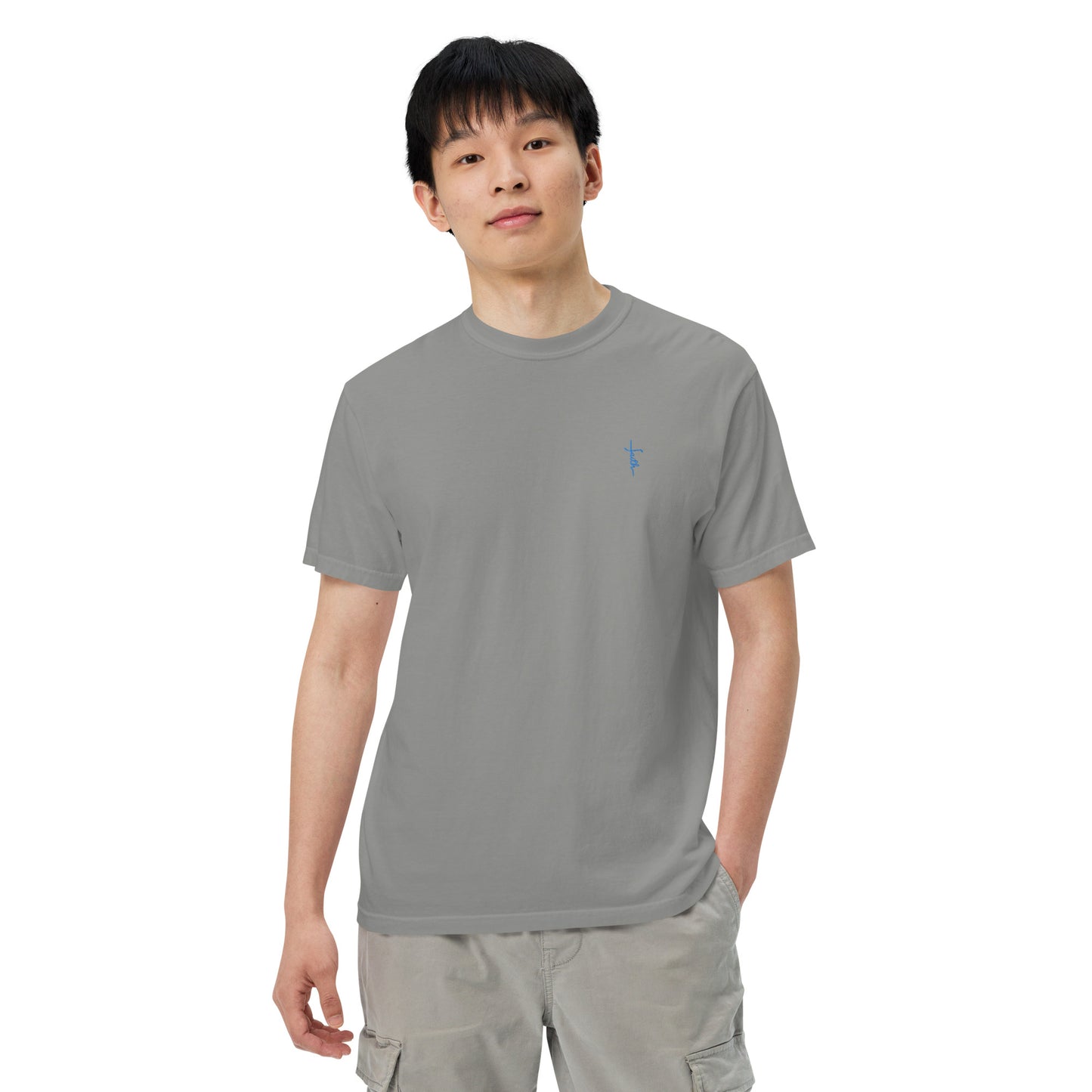 Faith Men’s garment-dyed heavyweight t-shirt