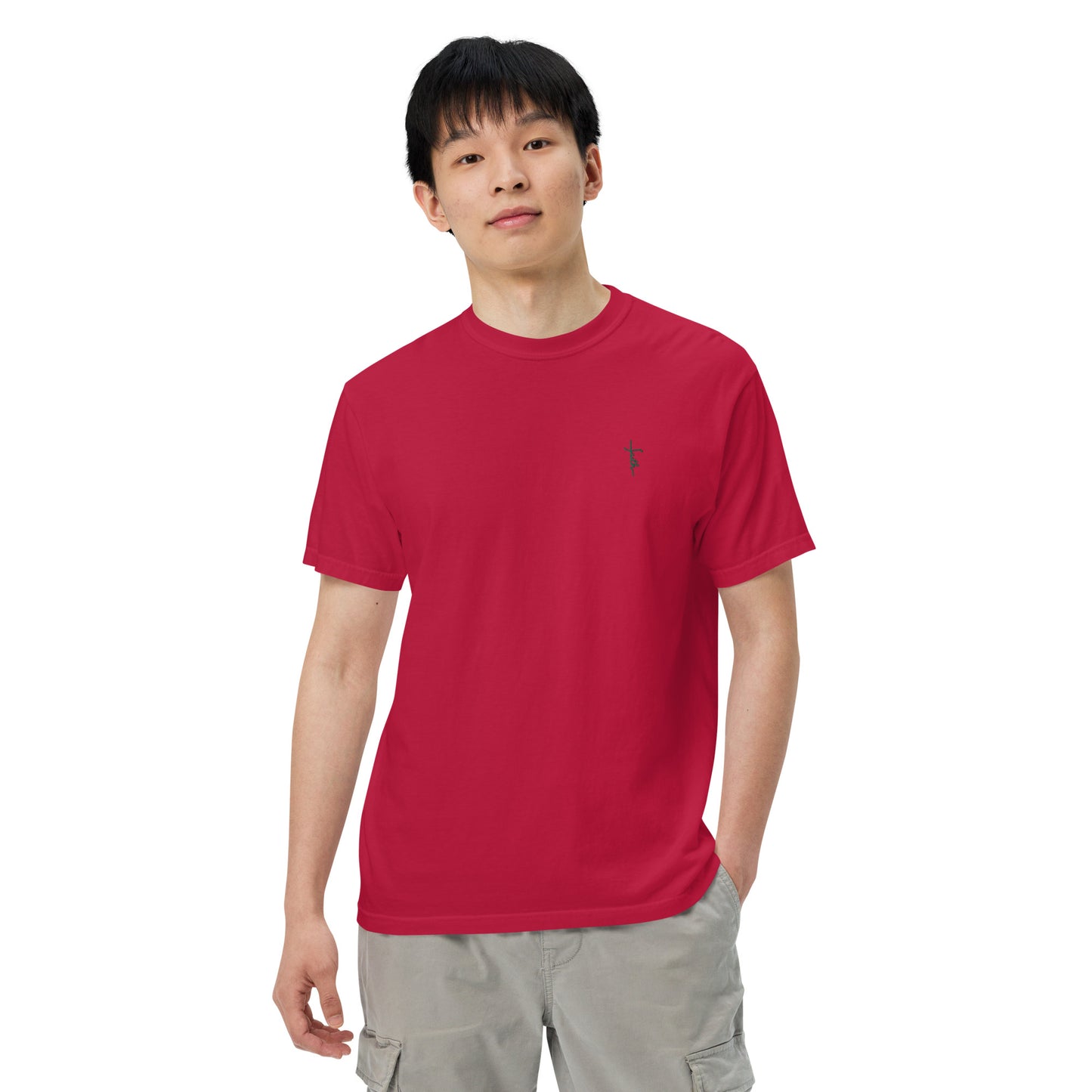 Faith Men’s garment-dyed heavyweight t-shirt