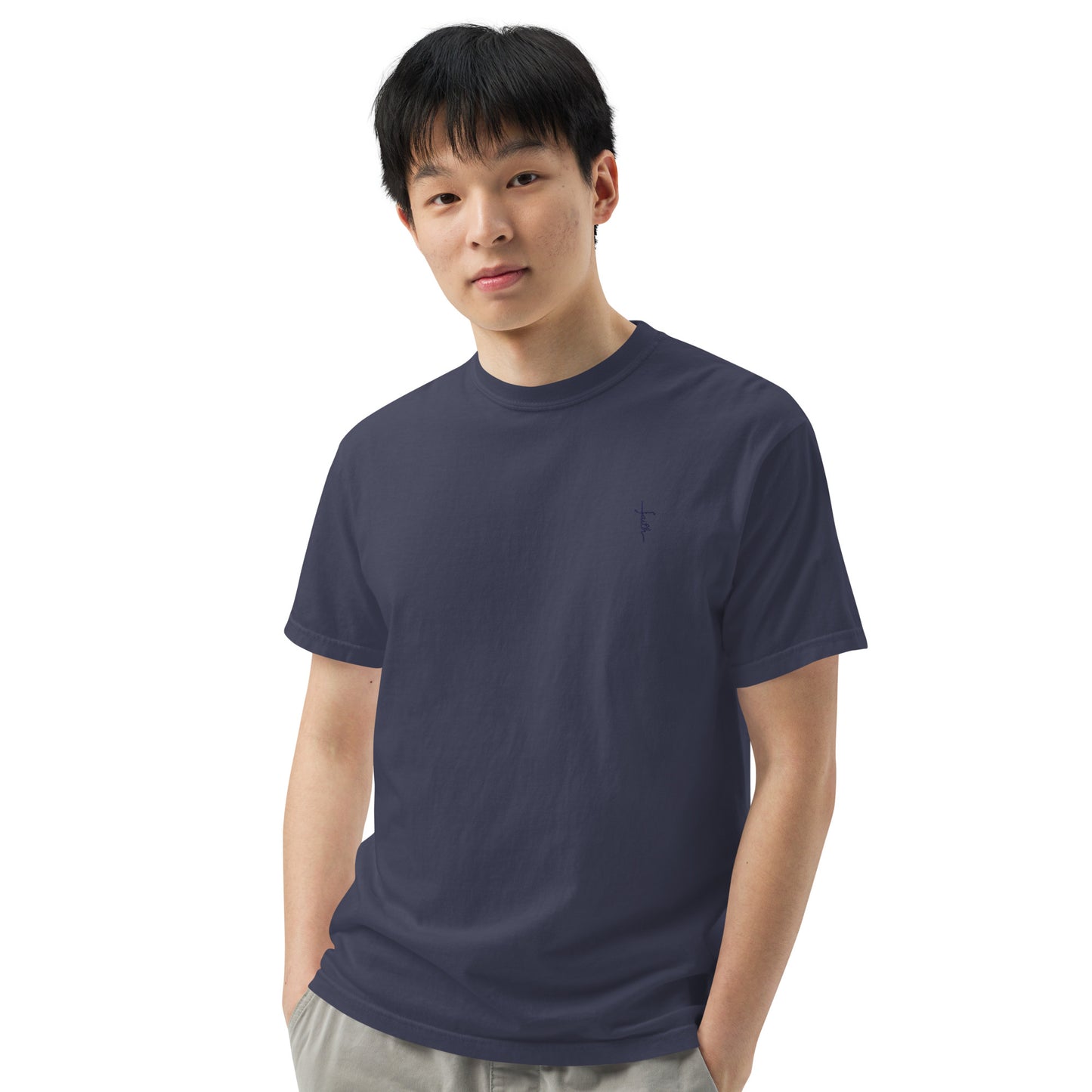 Faith Men’s garment-dyed heavyweight t-shirt