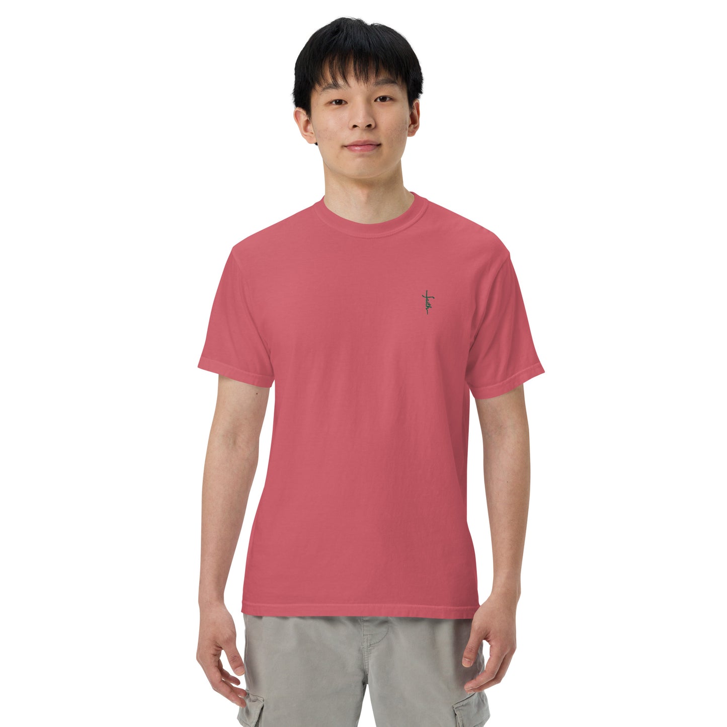 Faith Men’s garment-dyed heavyweight t-shirt