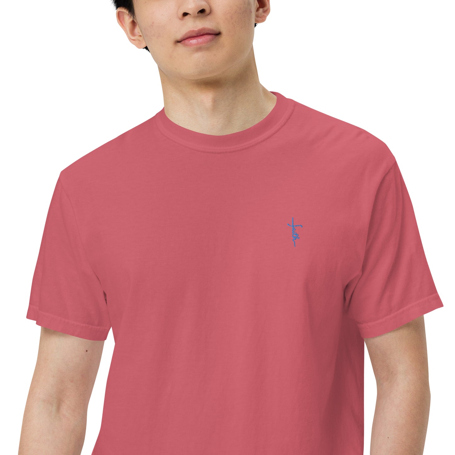 Faith Men’s garment-dyed heavyweight t-shirt