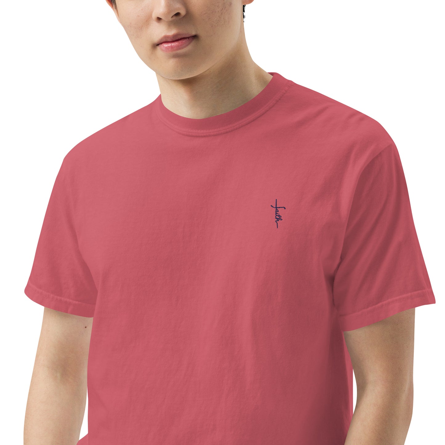 Faith Men’s garment-dyed heavyweight t-shirt