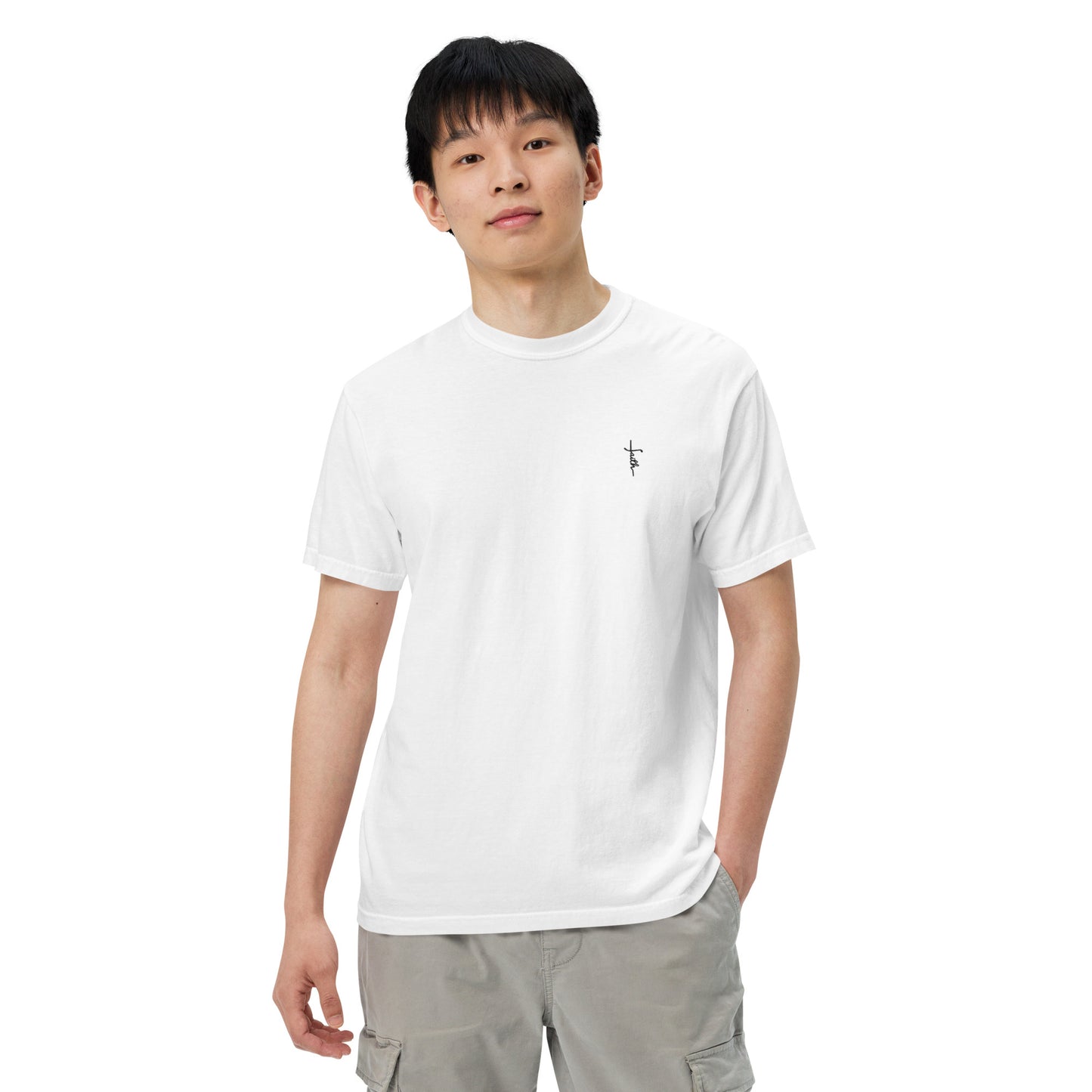 Faith Men’s Garment-Dyed Heavyweight T-Shirt