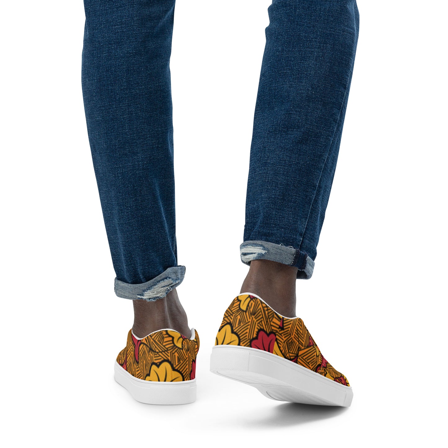 Ankara Men’s Slip-On Canvas Shoes