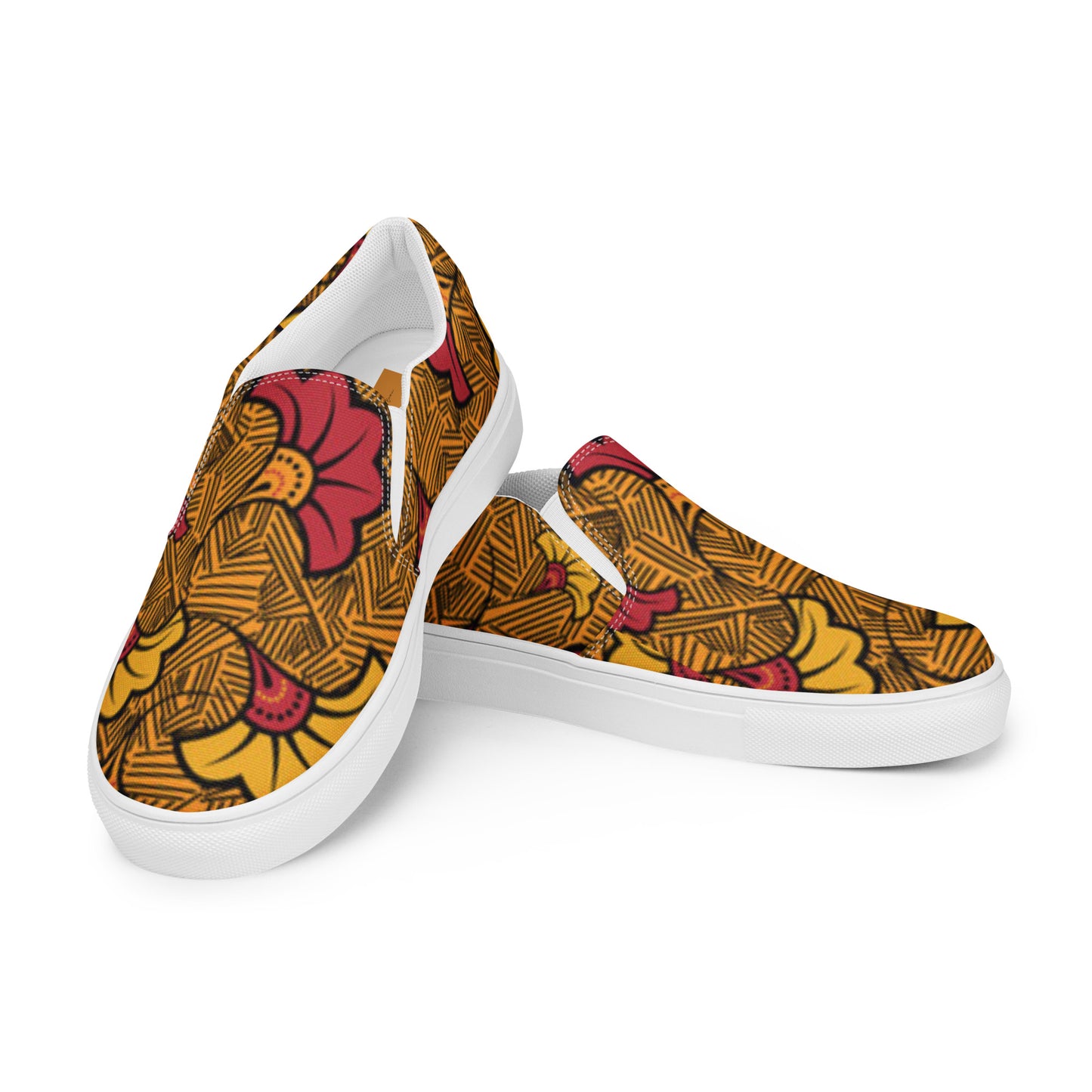 Ankara Men’s Slip-On Canvas Shoes