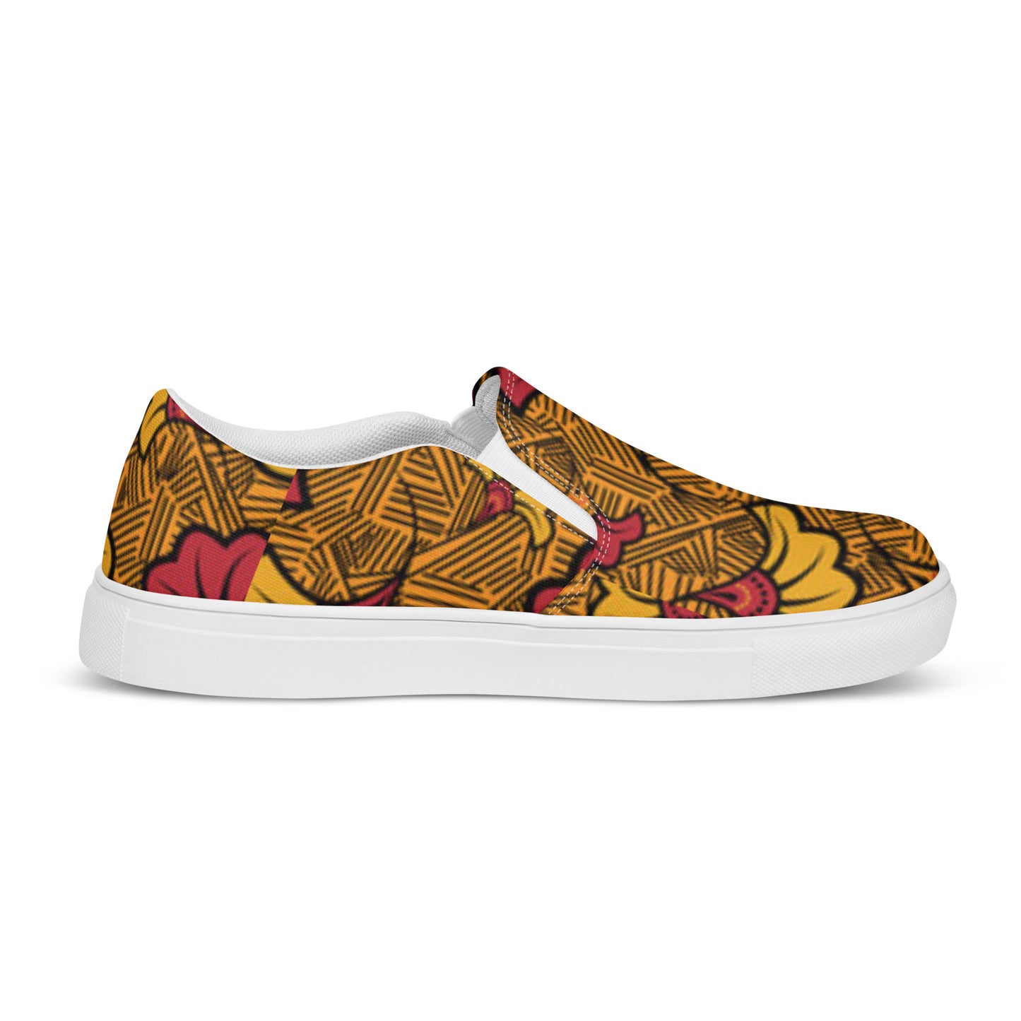 Ankara Men’s Slip-On Canvas Shoes