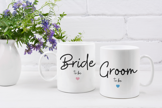 Engagement Gift - Bride And Groom To Be Mug