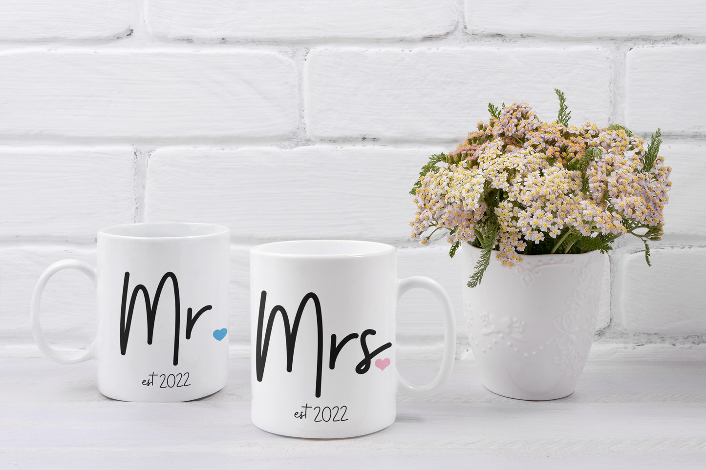 His And Hers Mugs, Mr and Mrs Mugs, Cups, Couple Mugs, Valentine Gifts, Mug Set, Mr and Mrs, Engagement Gift, Wedding Gift, Anniversary Gift