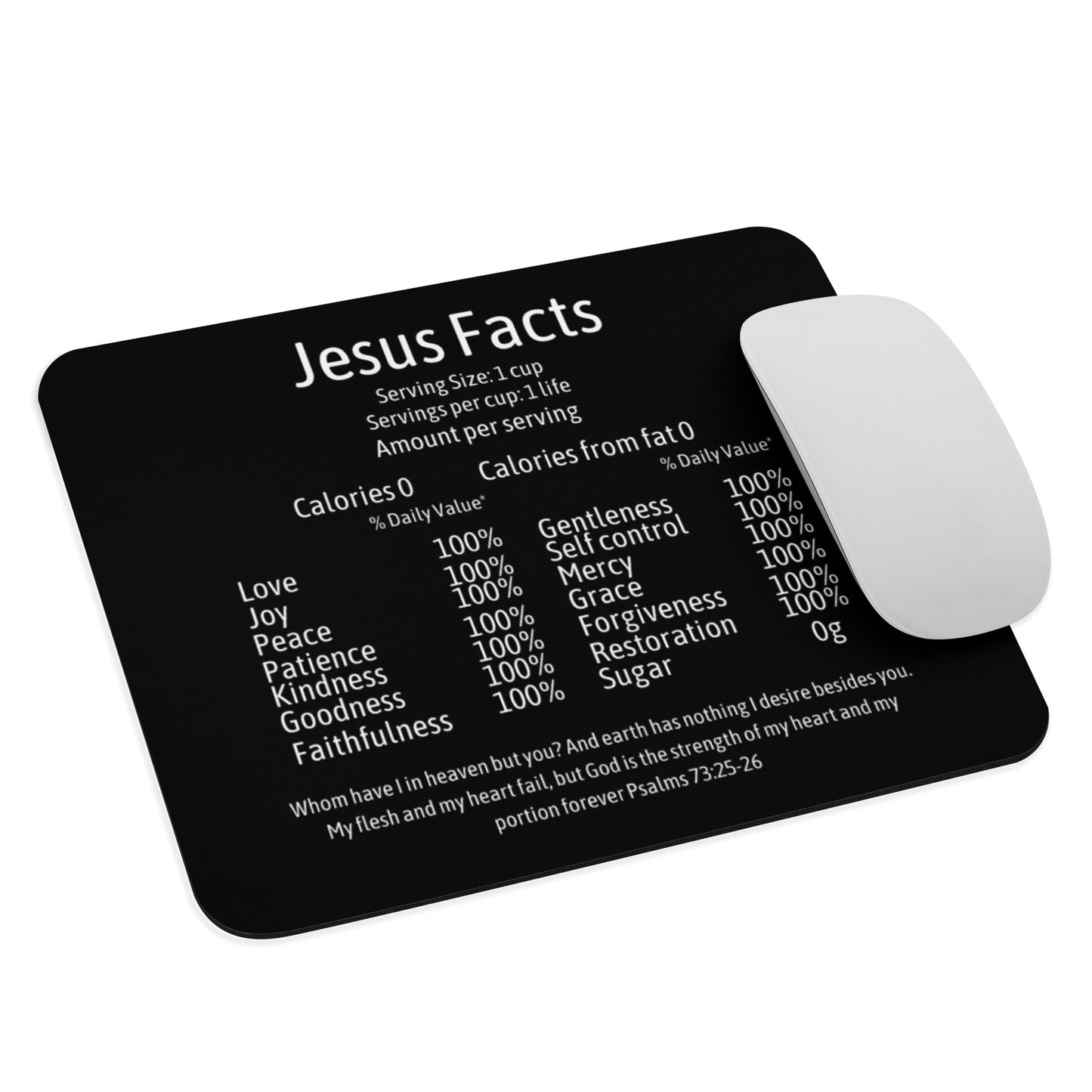 Jesus Facts Mouse pad