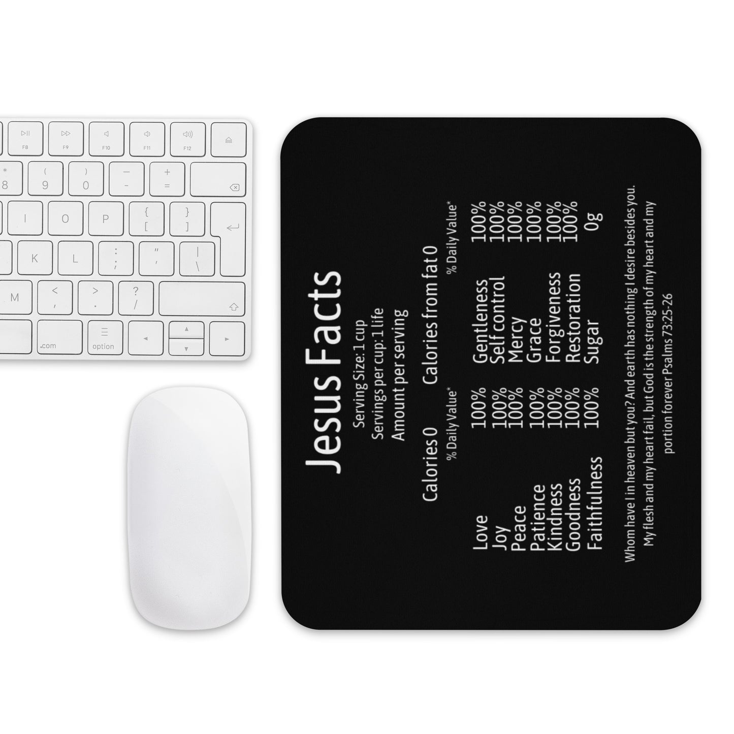 Jesus Facts Mouse pad