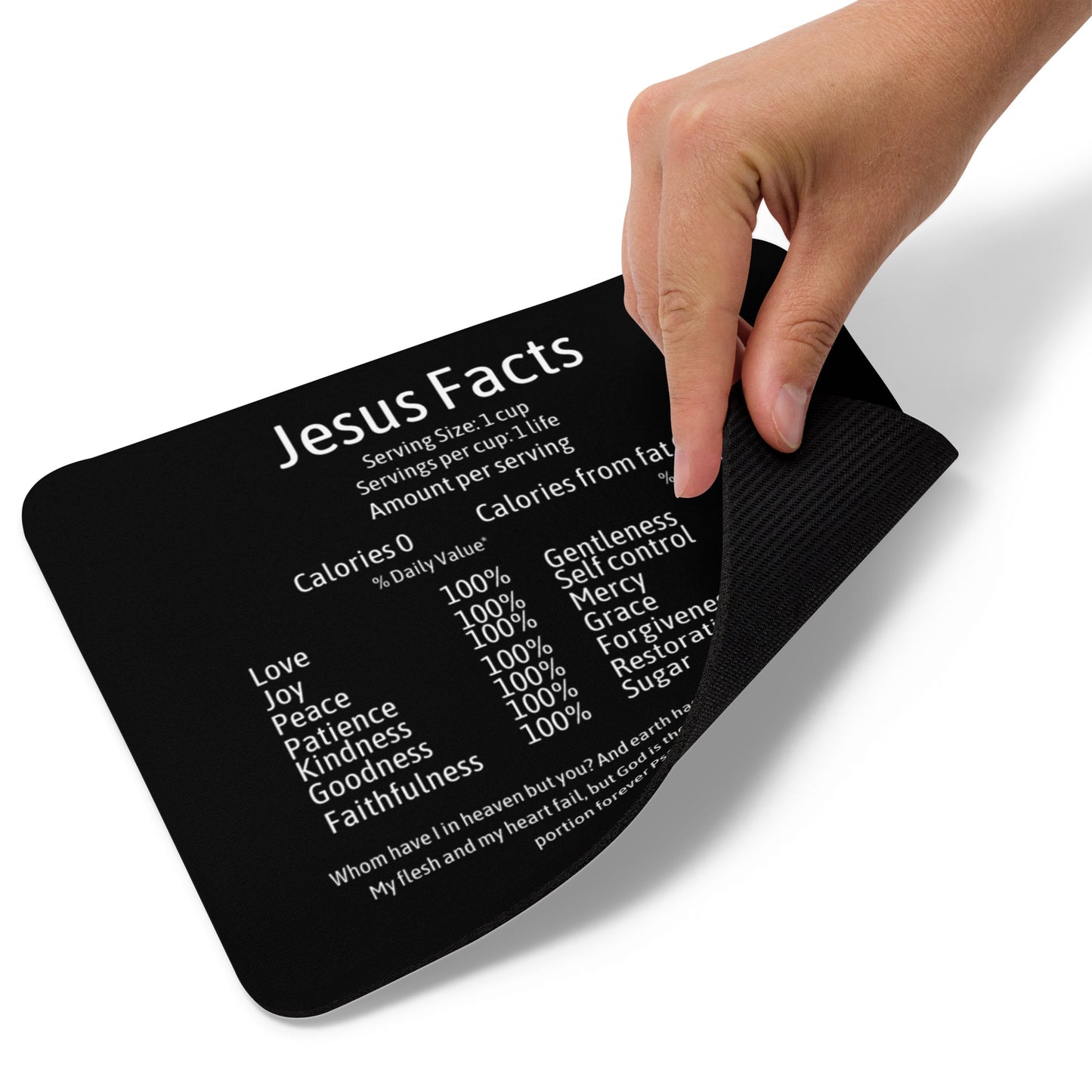 Jesus Facts Mouse pad