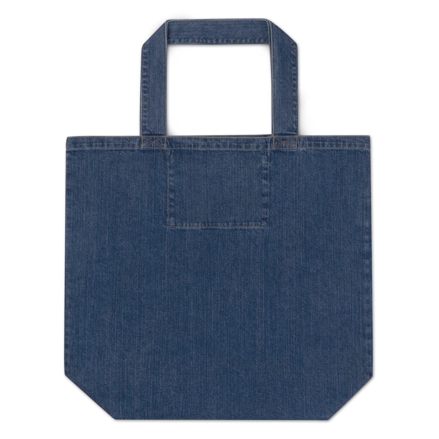 Yellow Butterfly Organic Denim Tote Bag