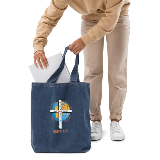 GEWC UK Organic Denim Tote Bag