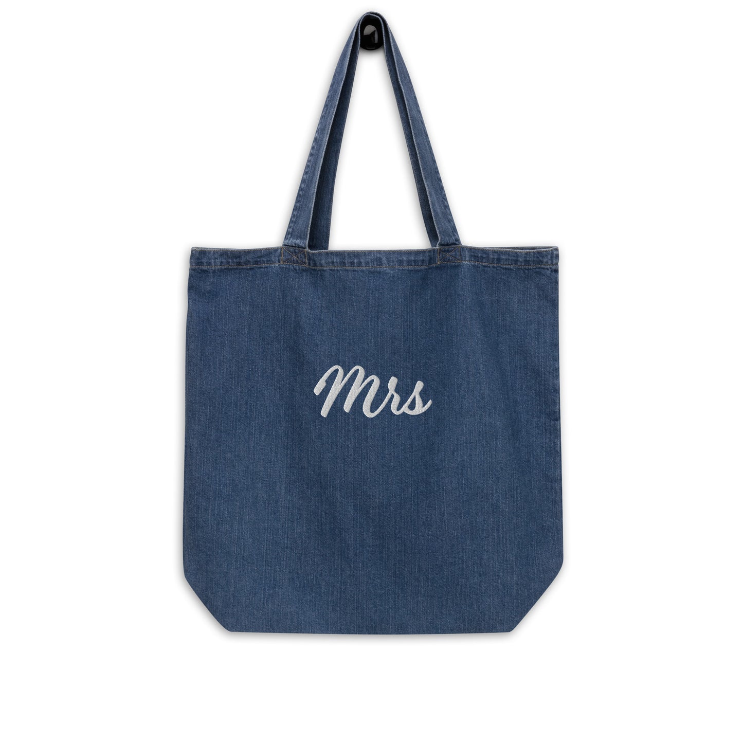 Mrs Organic Denim Tote Bag