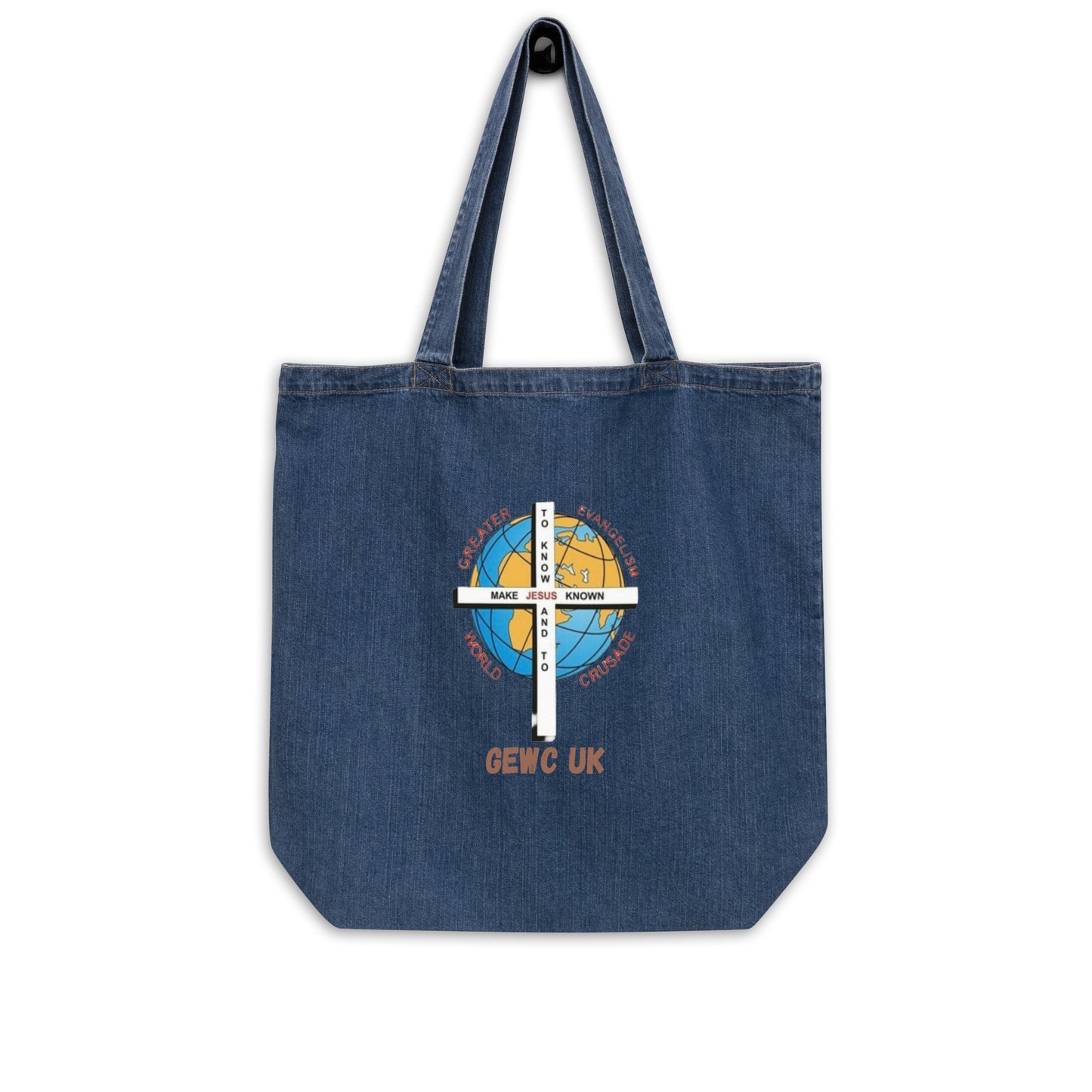 GEWC UK Organic Denim Tote Bag