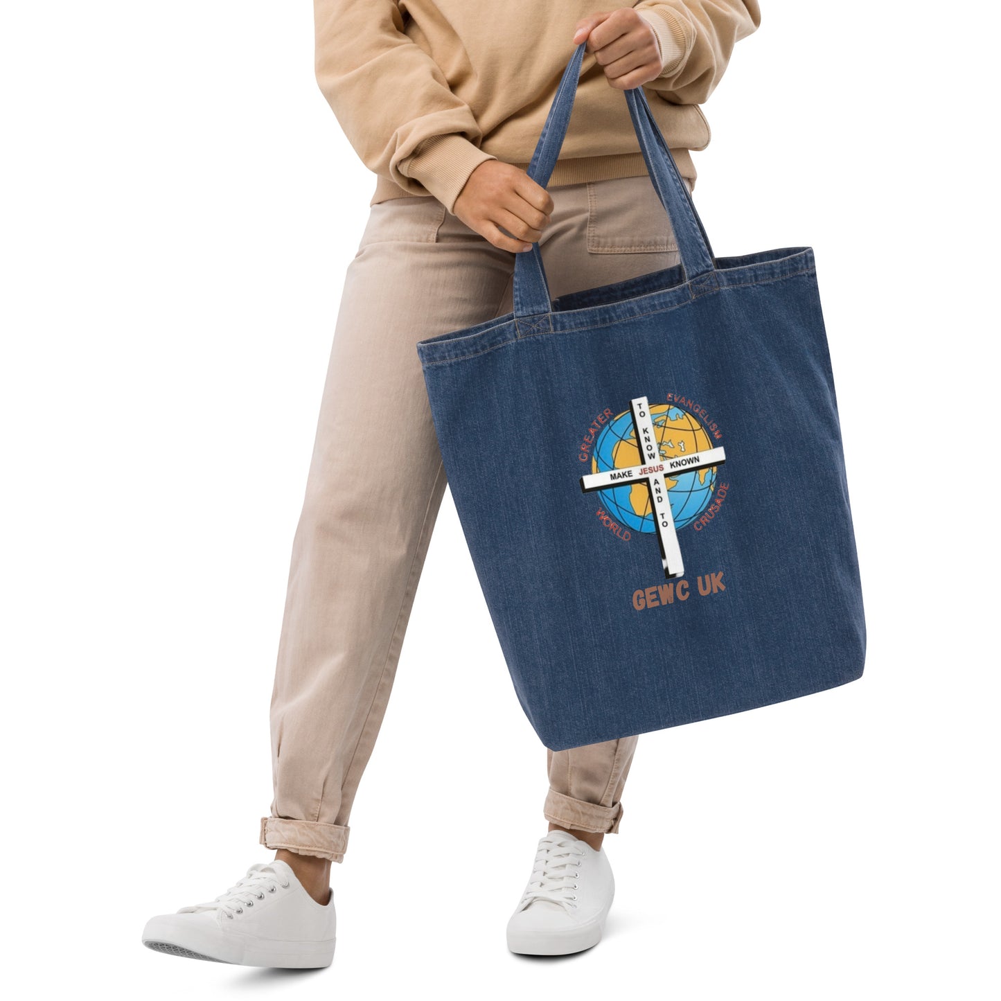 GEWC UK Organic Denim Tote Bag