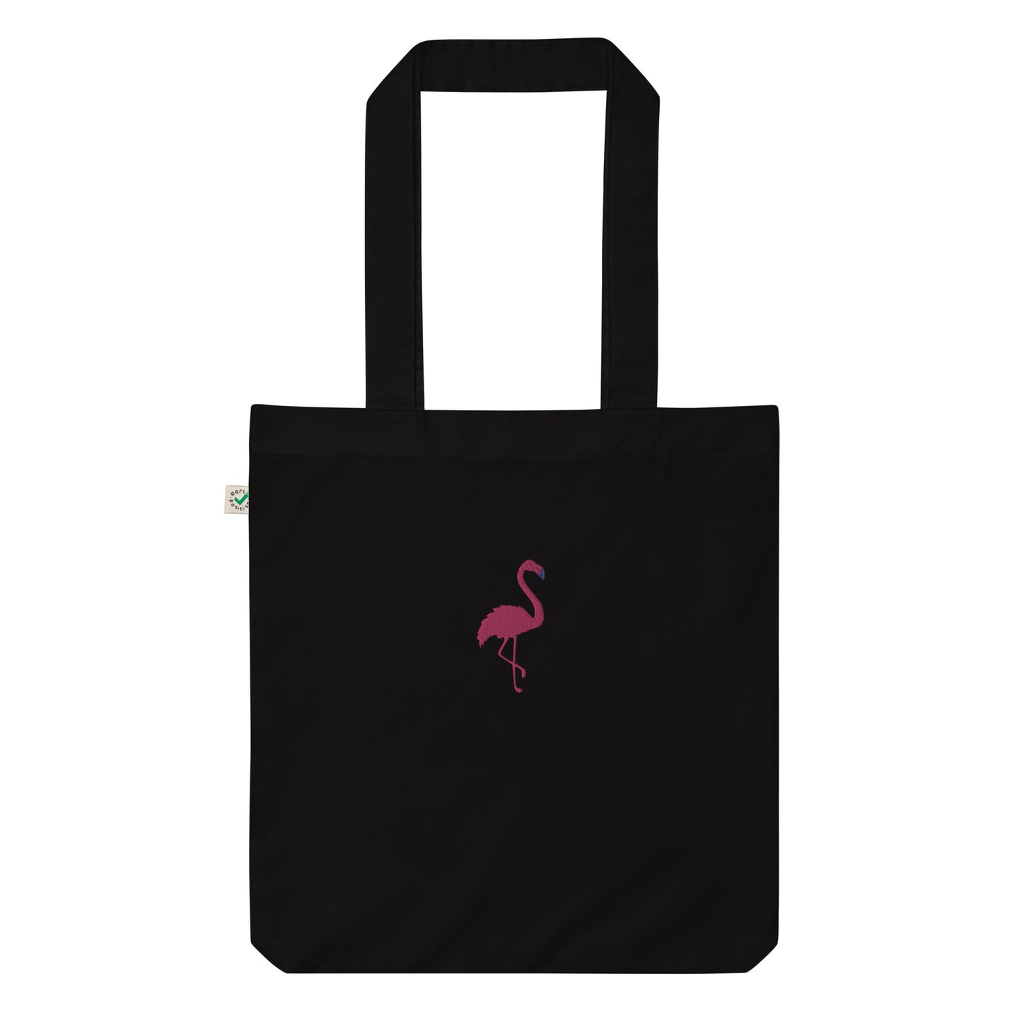 Flamingo Embroidered Tote Bag