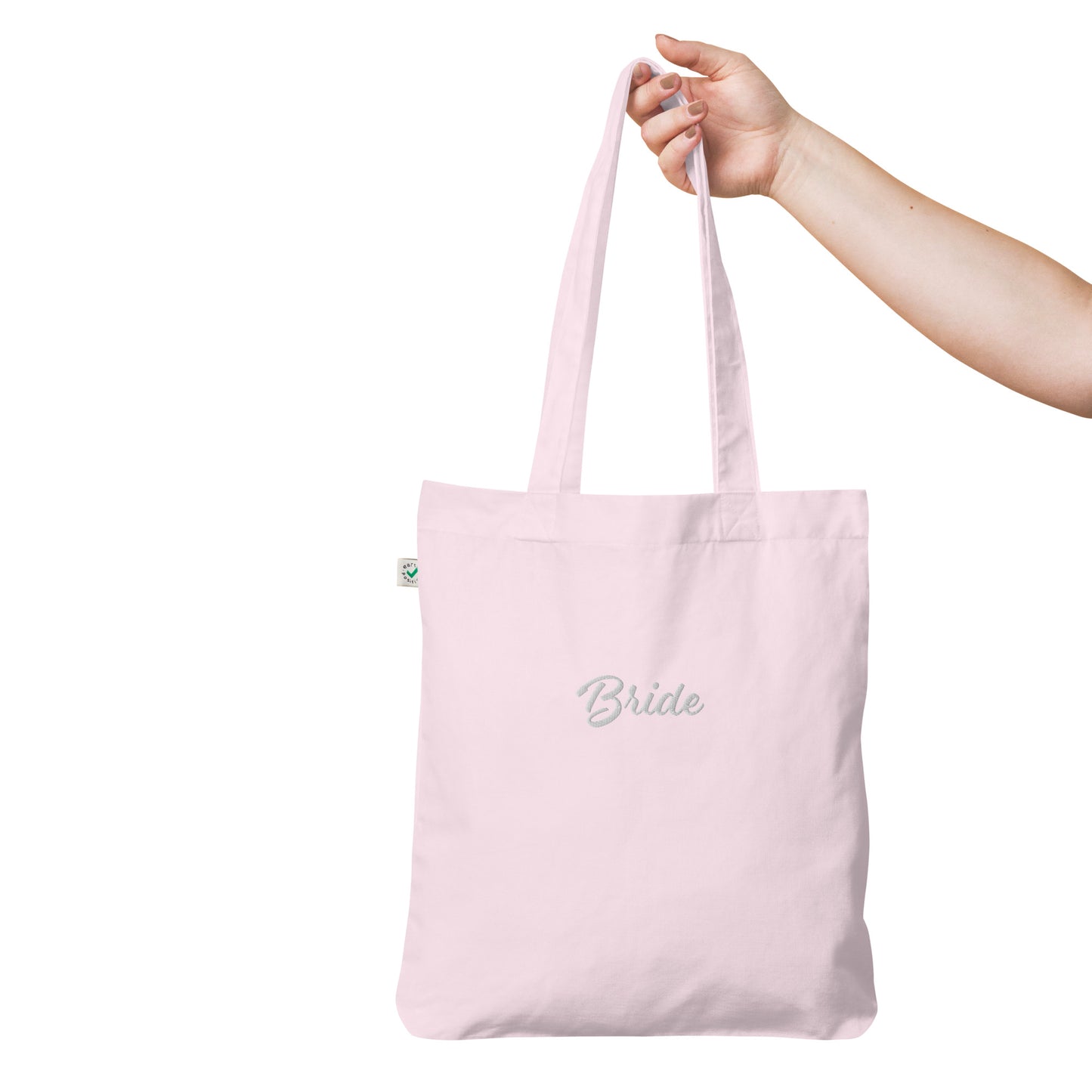 Bride Embroidered Organic Fashion Tote Bag