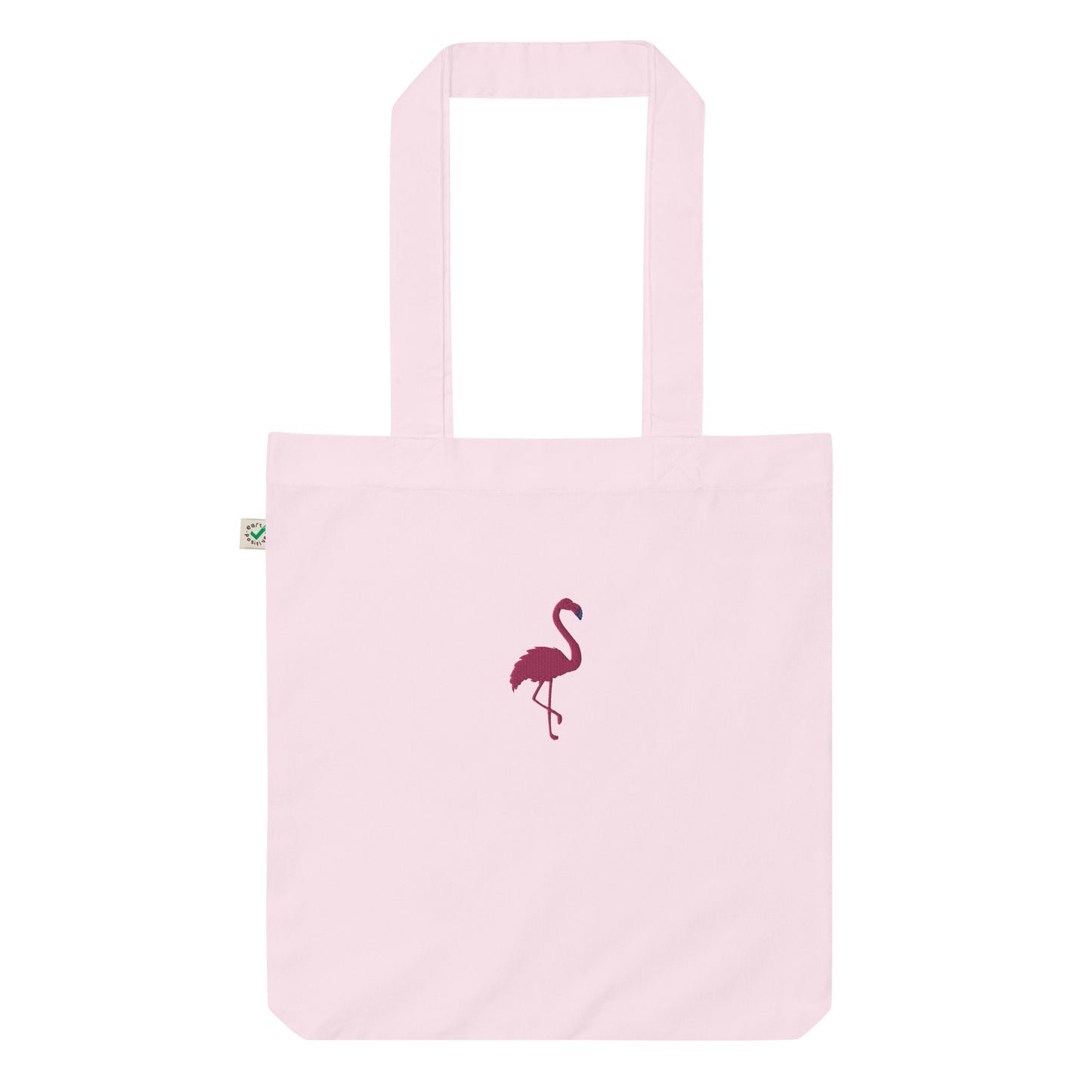 Flamingo Embroidered Tote Bag