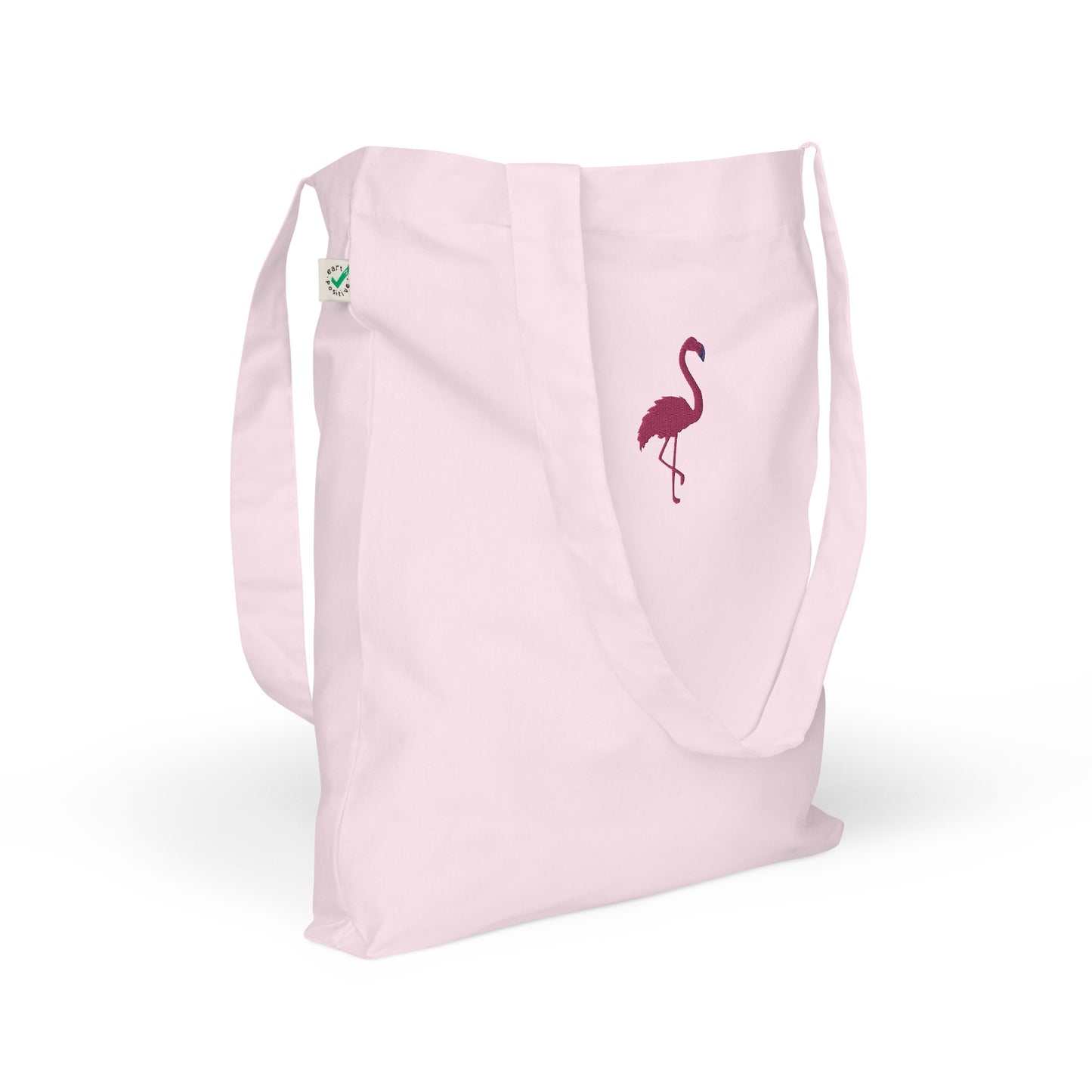 Flamingo Embroidered Tote Bag