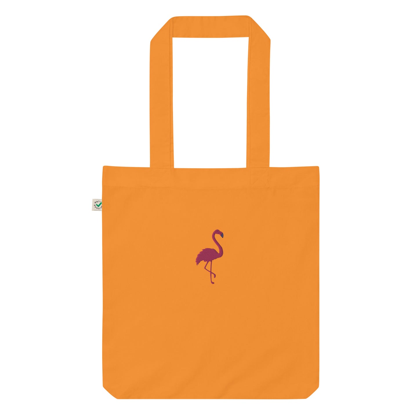 Flamingo Embroidered Tote Bag