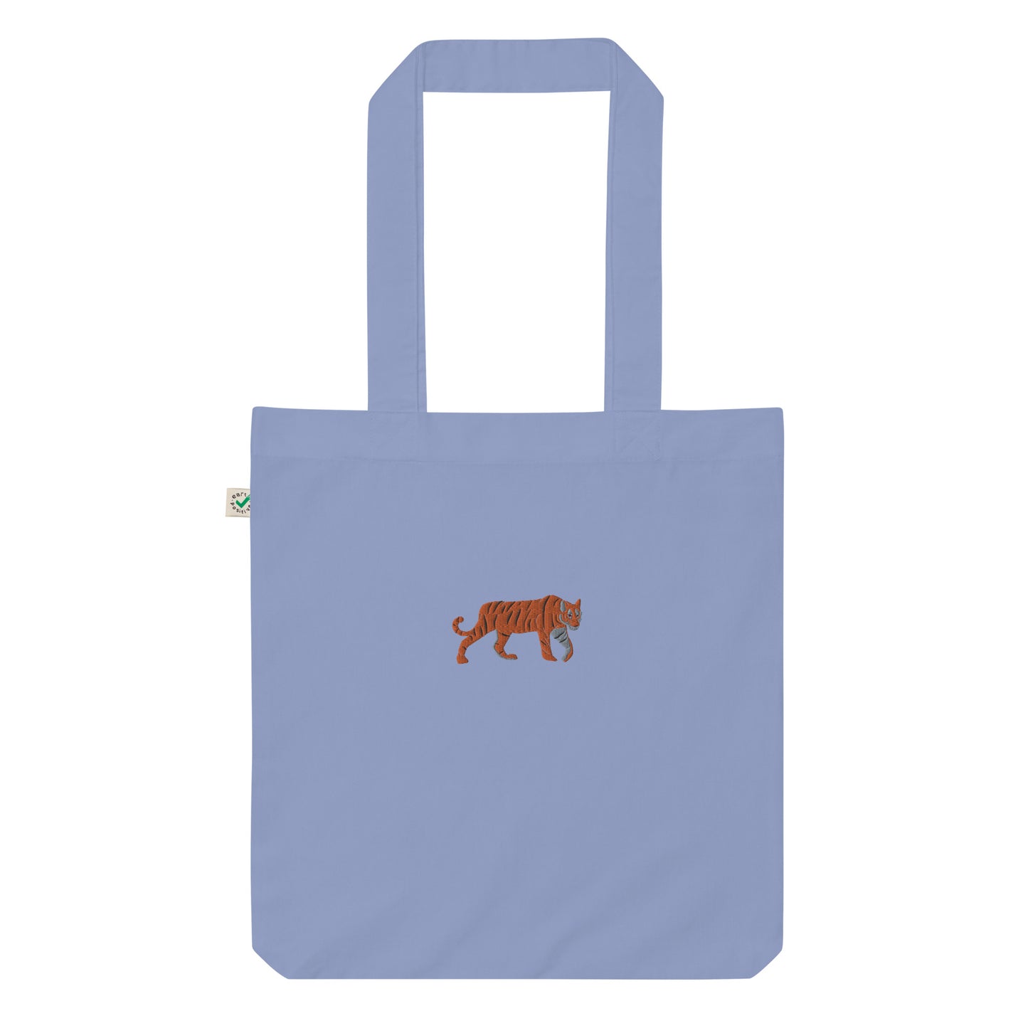 Tiger Embroidered Tote Bag