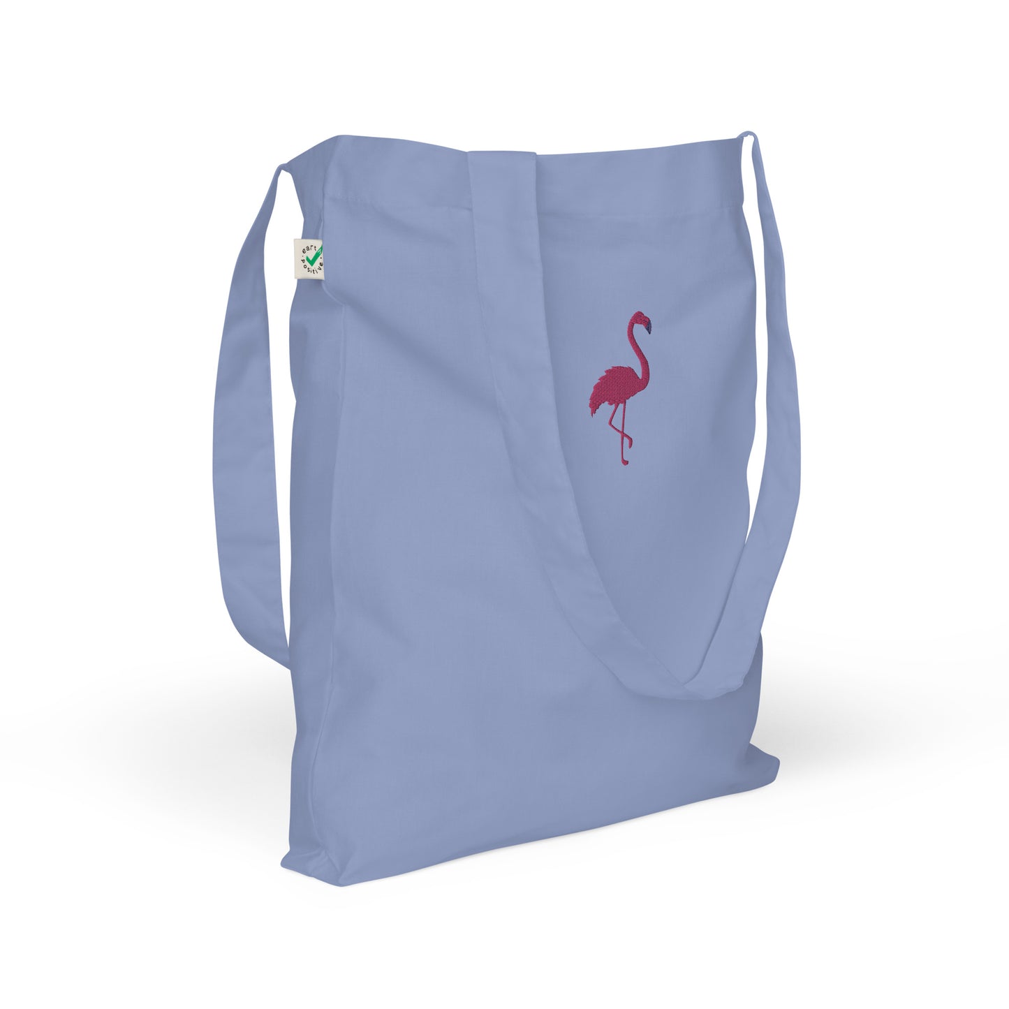 Flamingo Embroidered Tote Bag