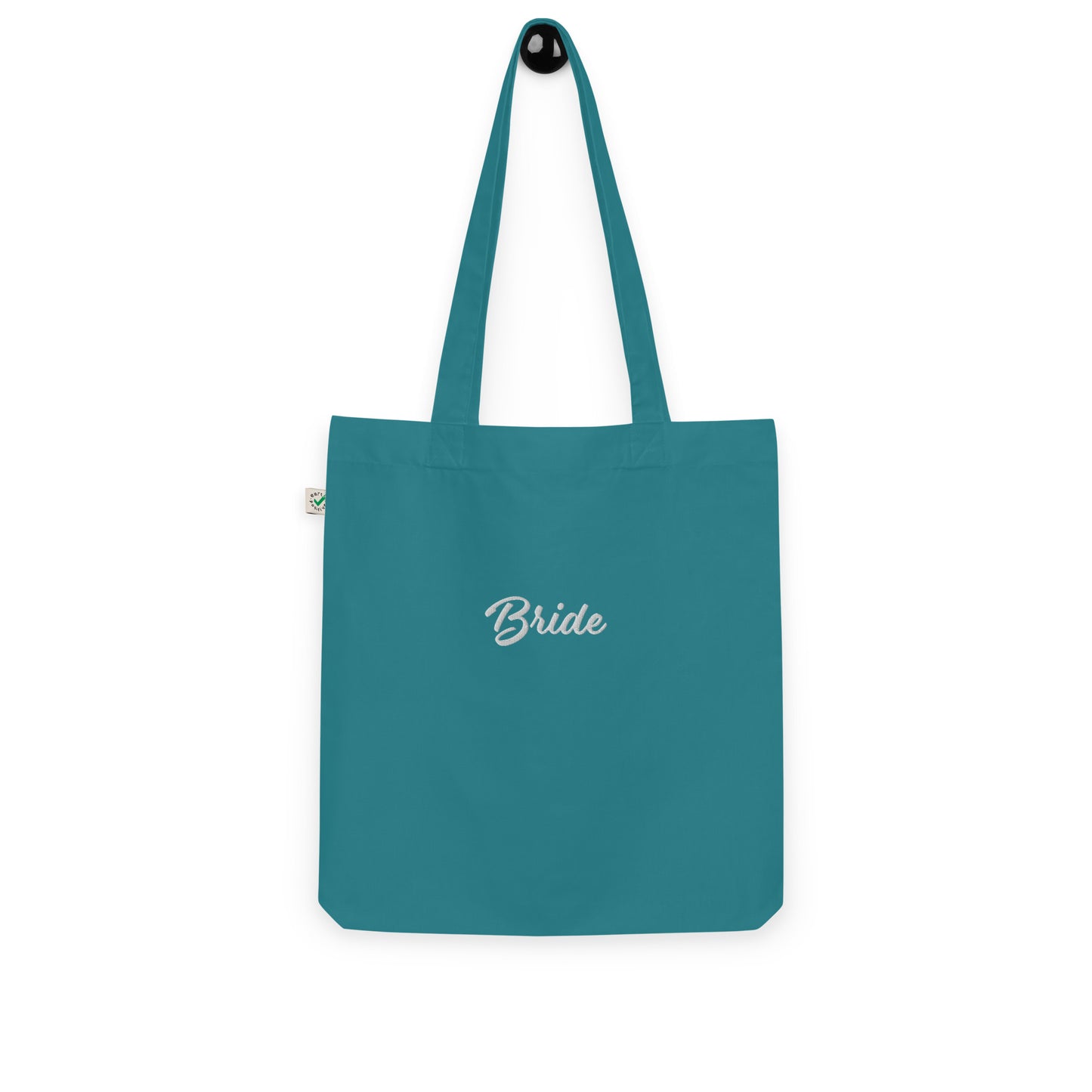 Bride Embroidered Organic Fashion Tote Bag