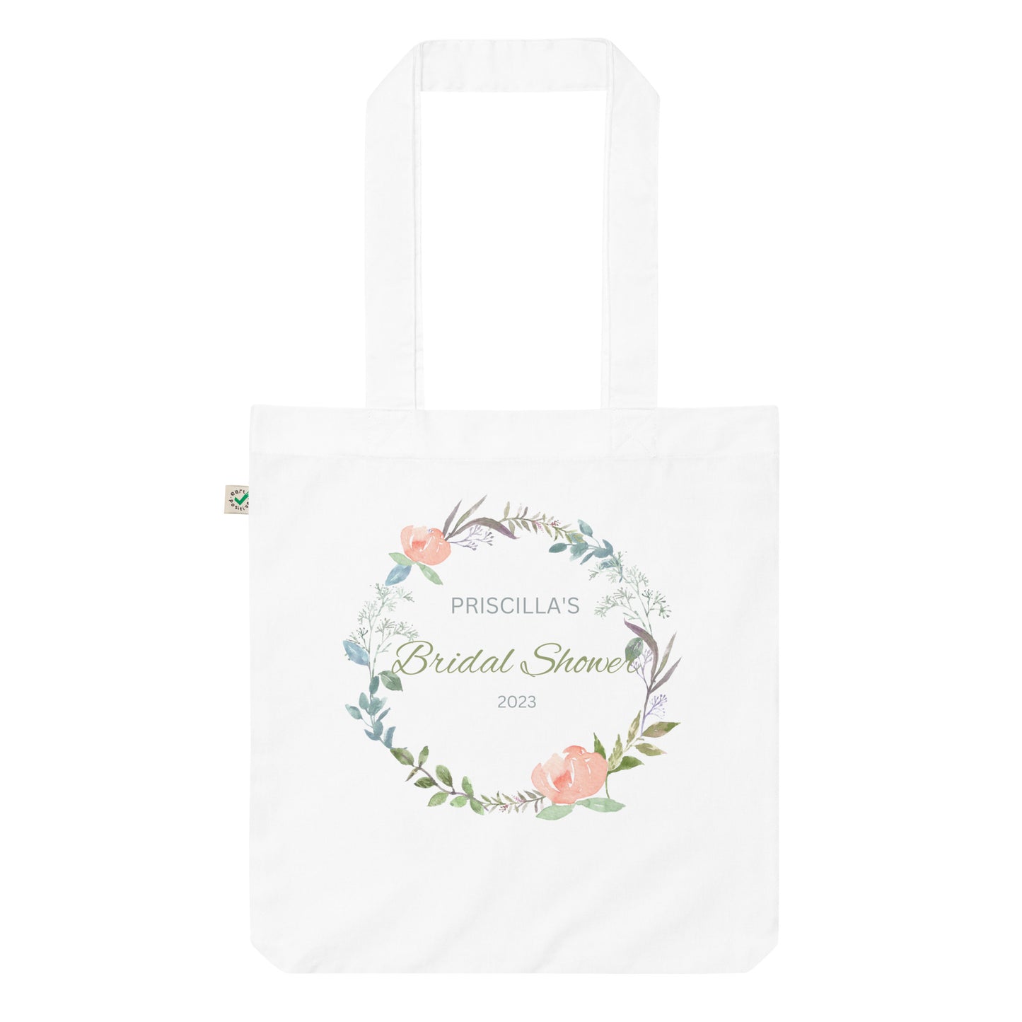 Personalised Bridal Shower Tote Bag