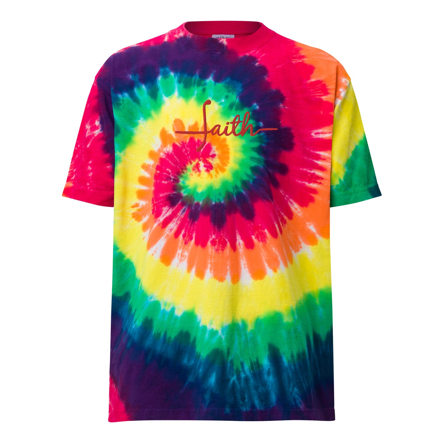 Faith Oversized Tie-Dye T-Shirt Unisex