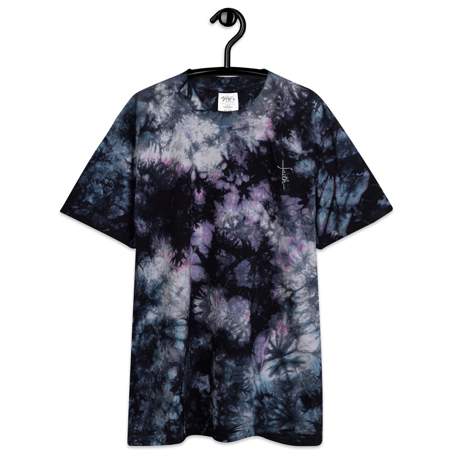 Faith Oversized tie-dye T-shirt Unisex