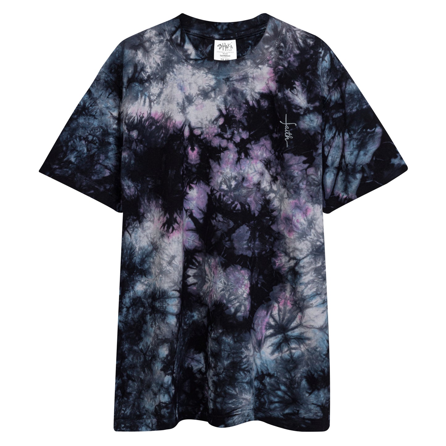 Faith Oversized tie-dye T-shirt Unisex