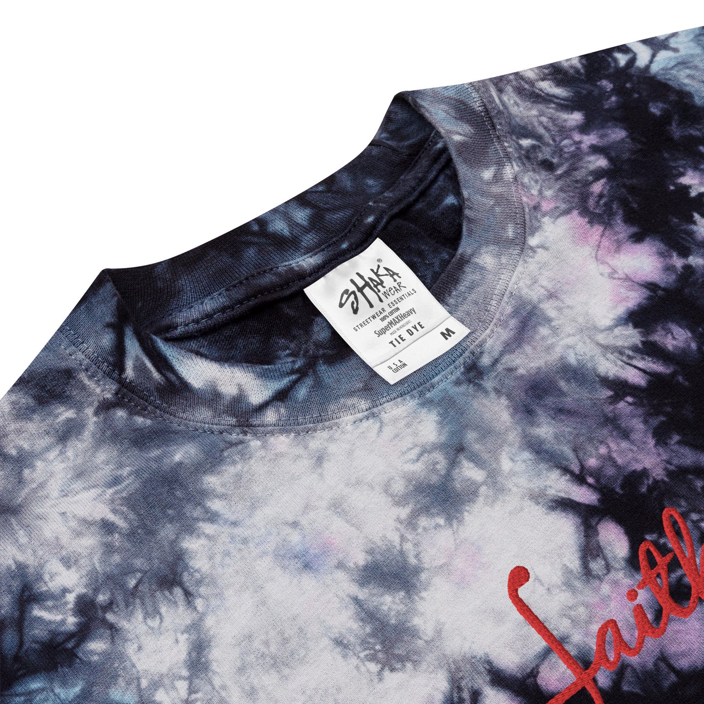 Faith Oversized Tie-Dye T-Shirt Unisex