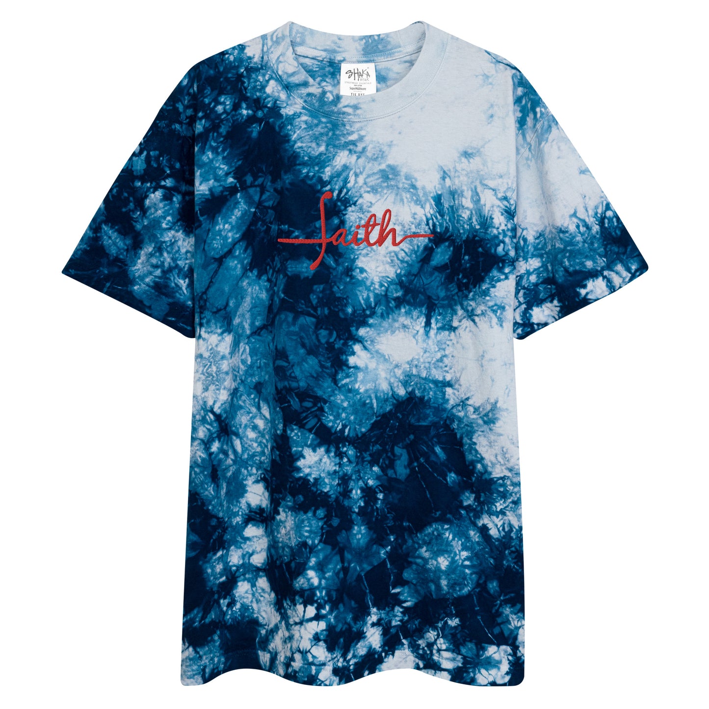 Faith Oversized Tie-Dye T-Shirt Unisex