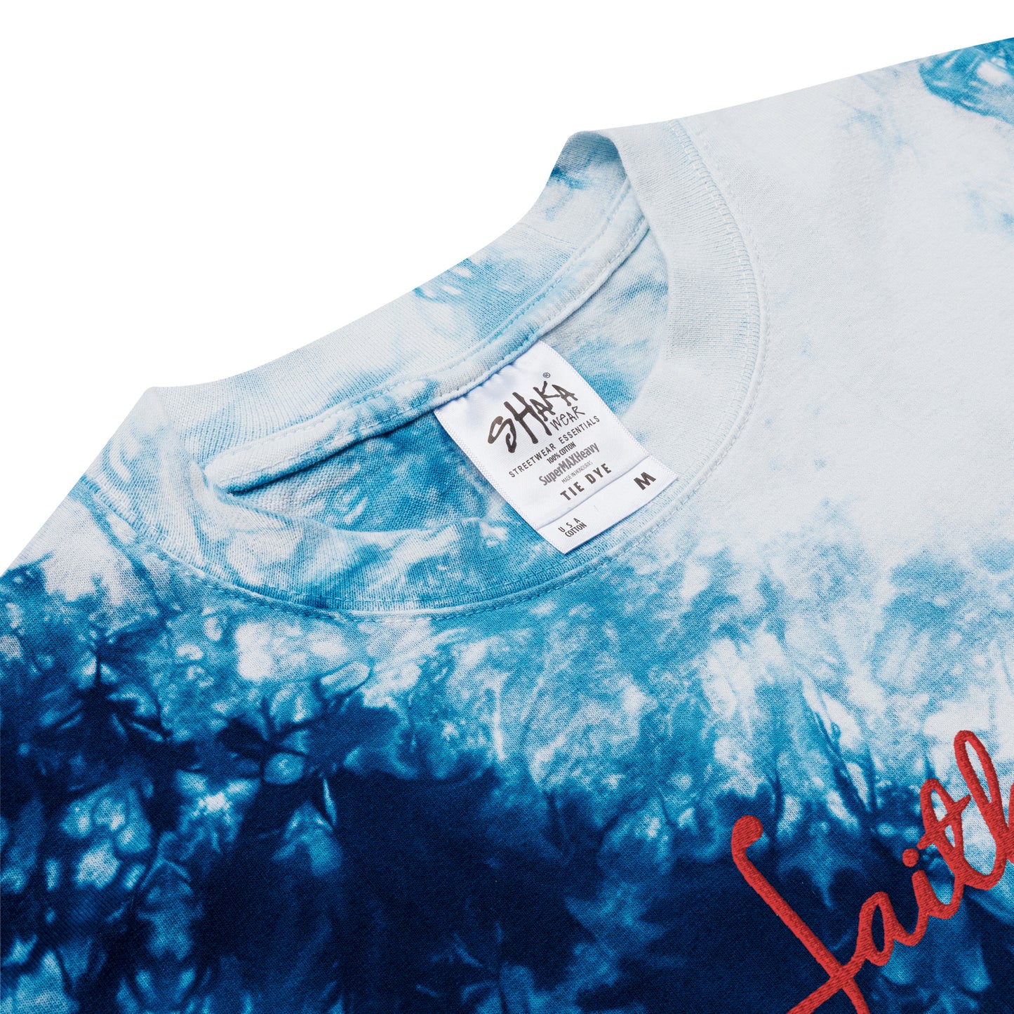 Faith Oversized Tie-Dye T-Shirt Unisex