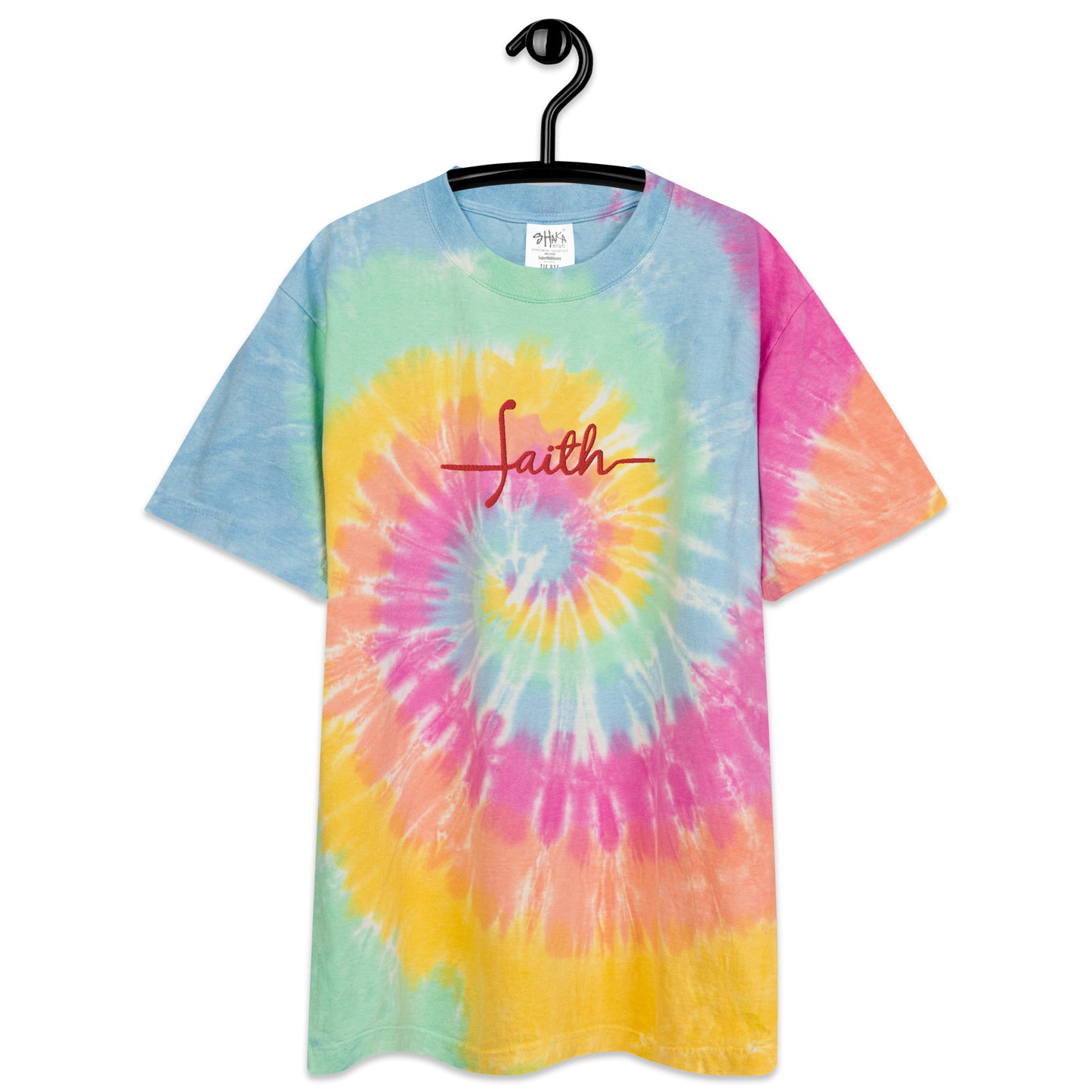 Faith Oversized Tie-Dye T-Shirt Unisex