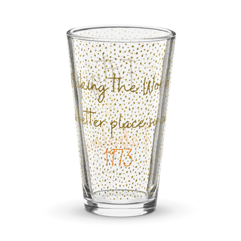 50th Birthday Glass