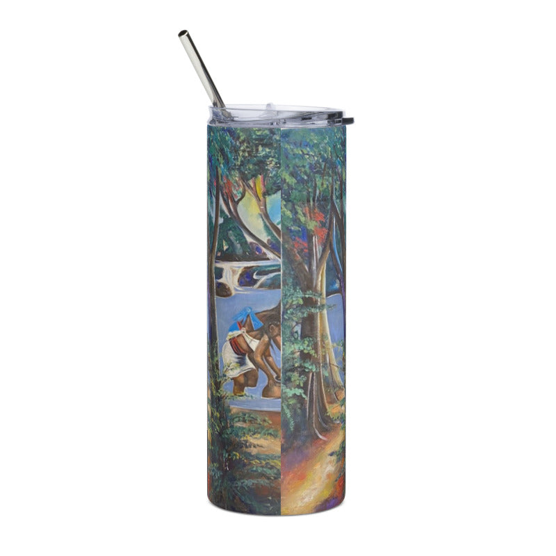 By The Riverside Art Print Stainless Steel Tumbler