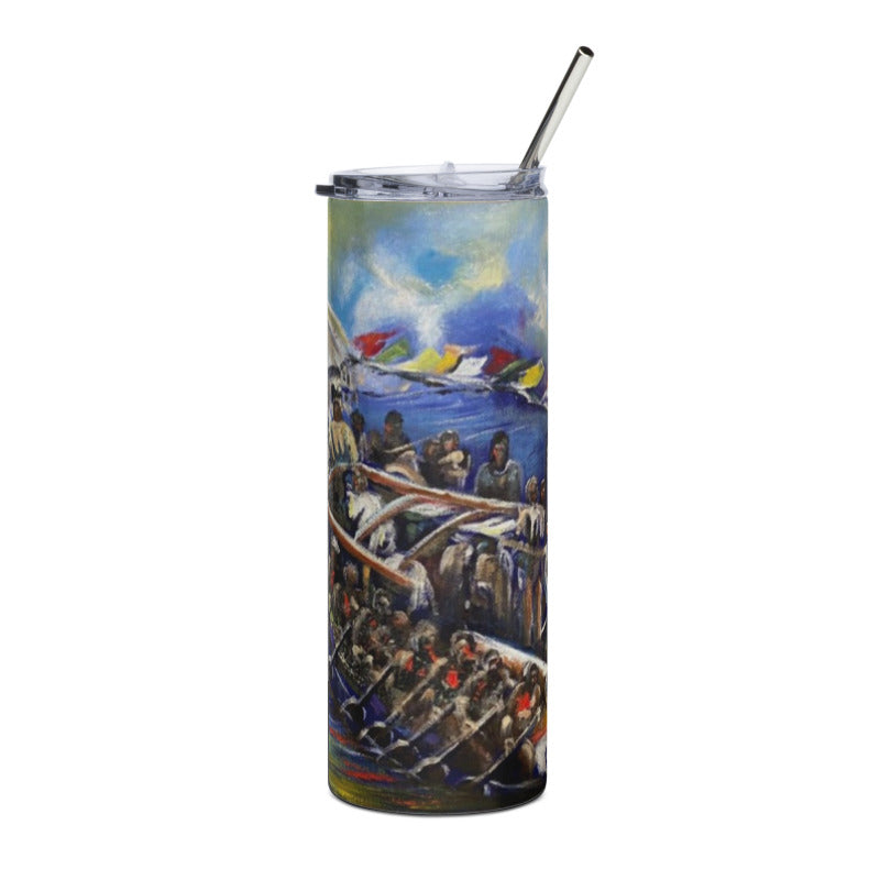 History Of Rivers State Art Print Stainless Steel Tumbler